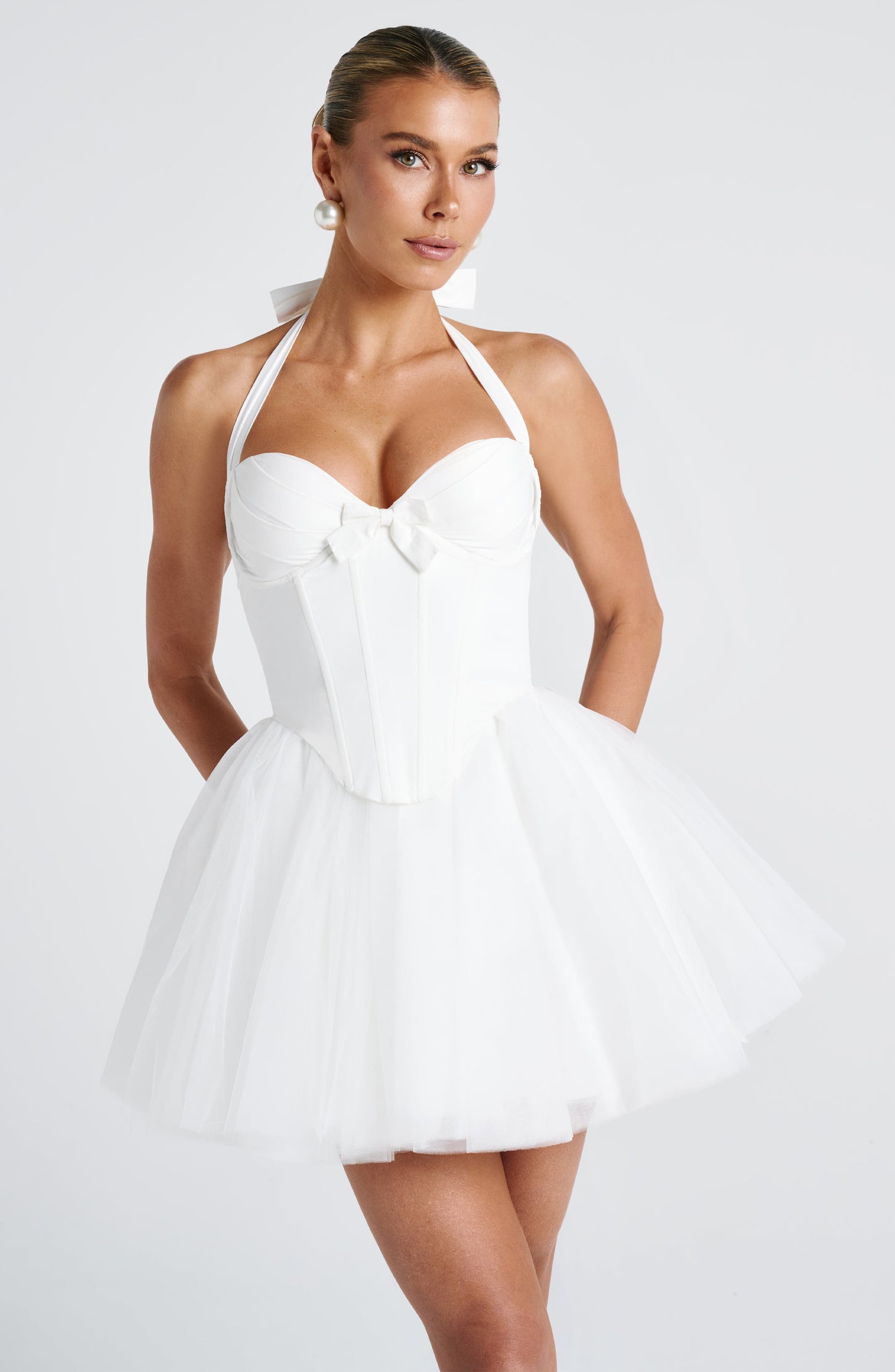 Vestido Mini Keely - Marfil