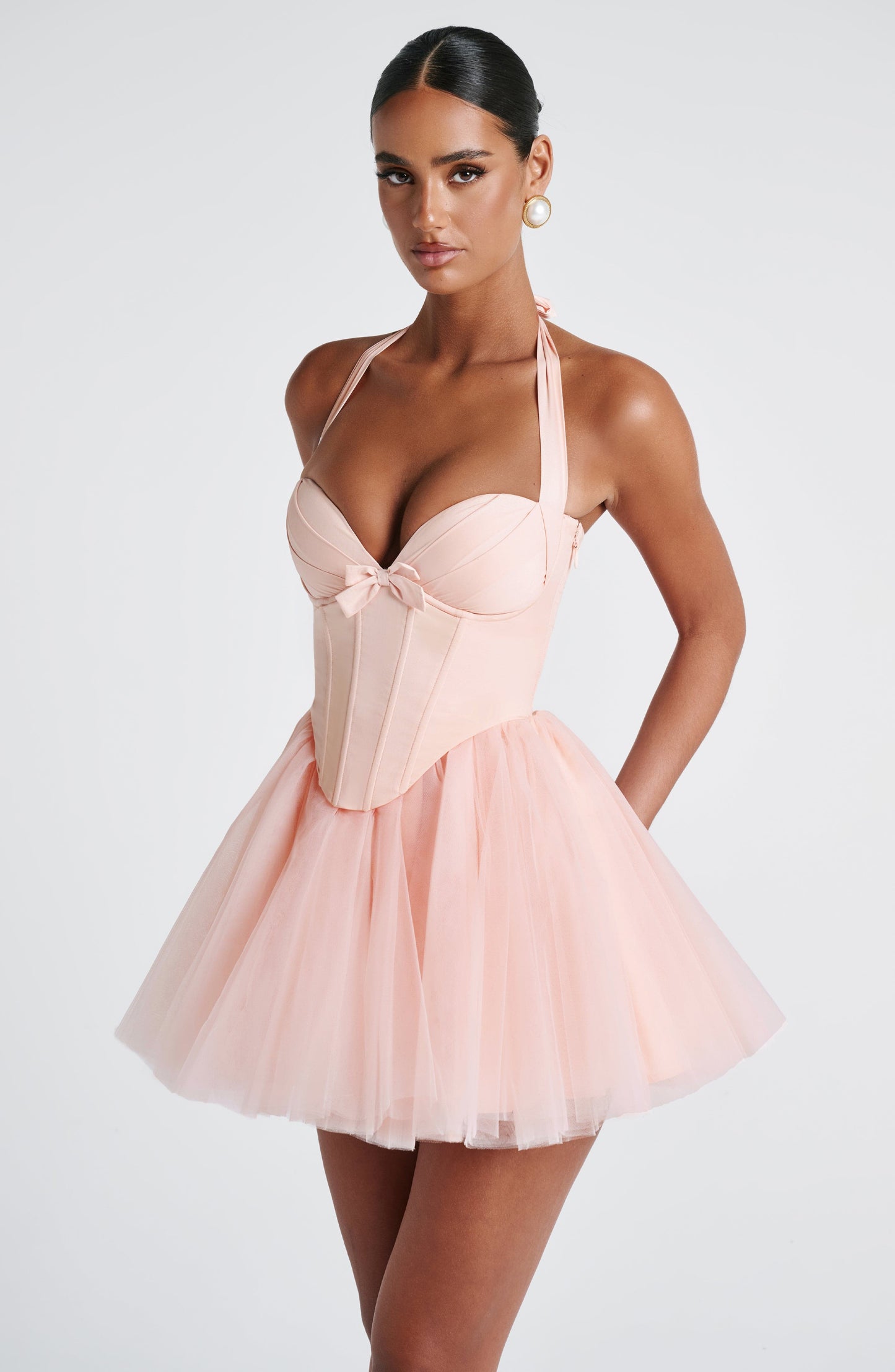 Vestido Mini Keely - Durazno Suave