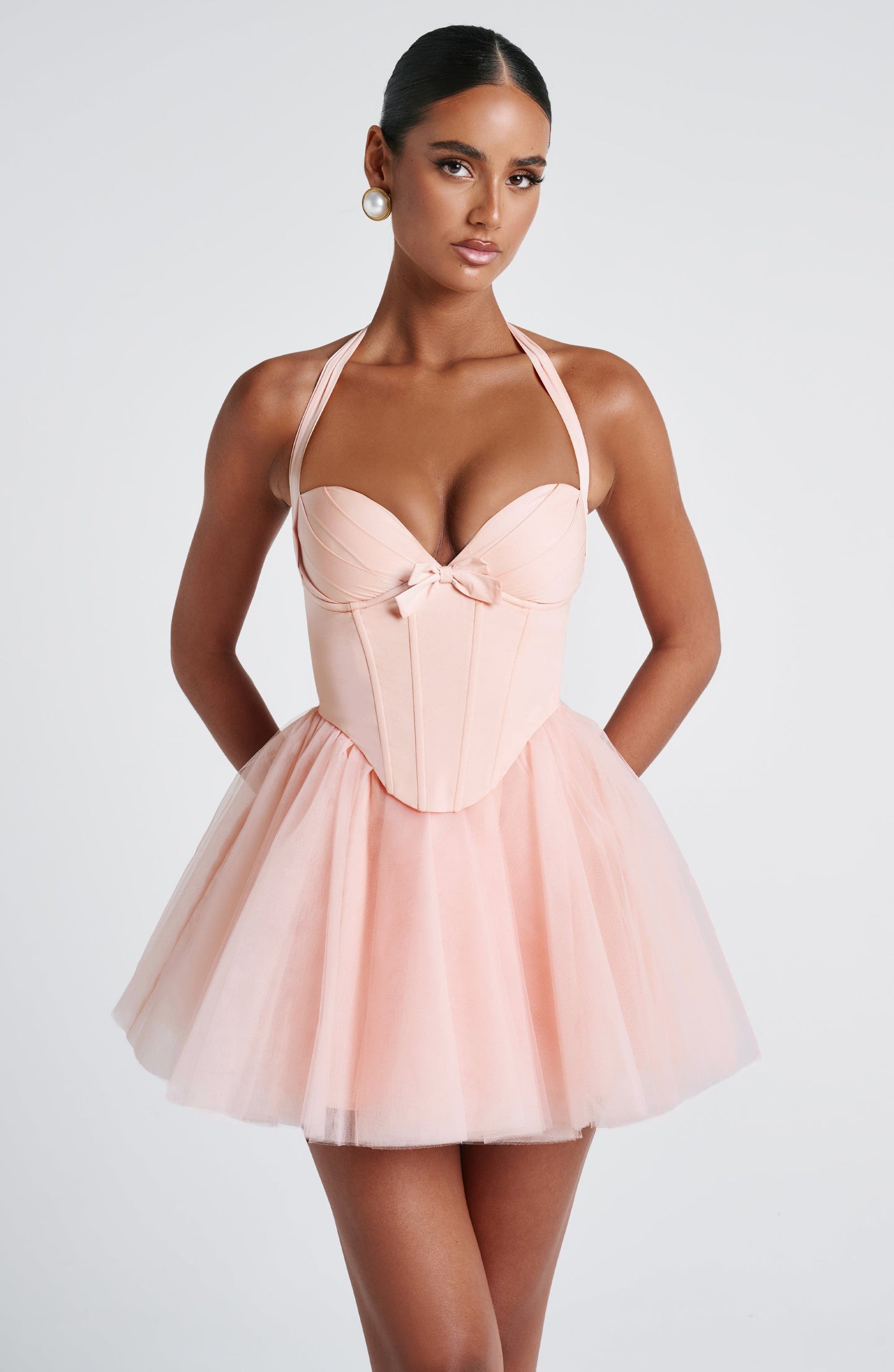 Vestido Mini Keely - Durazno Suave