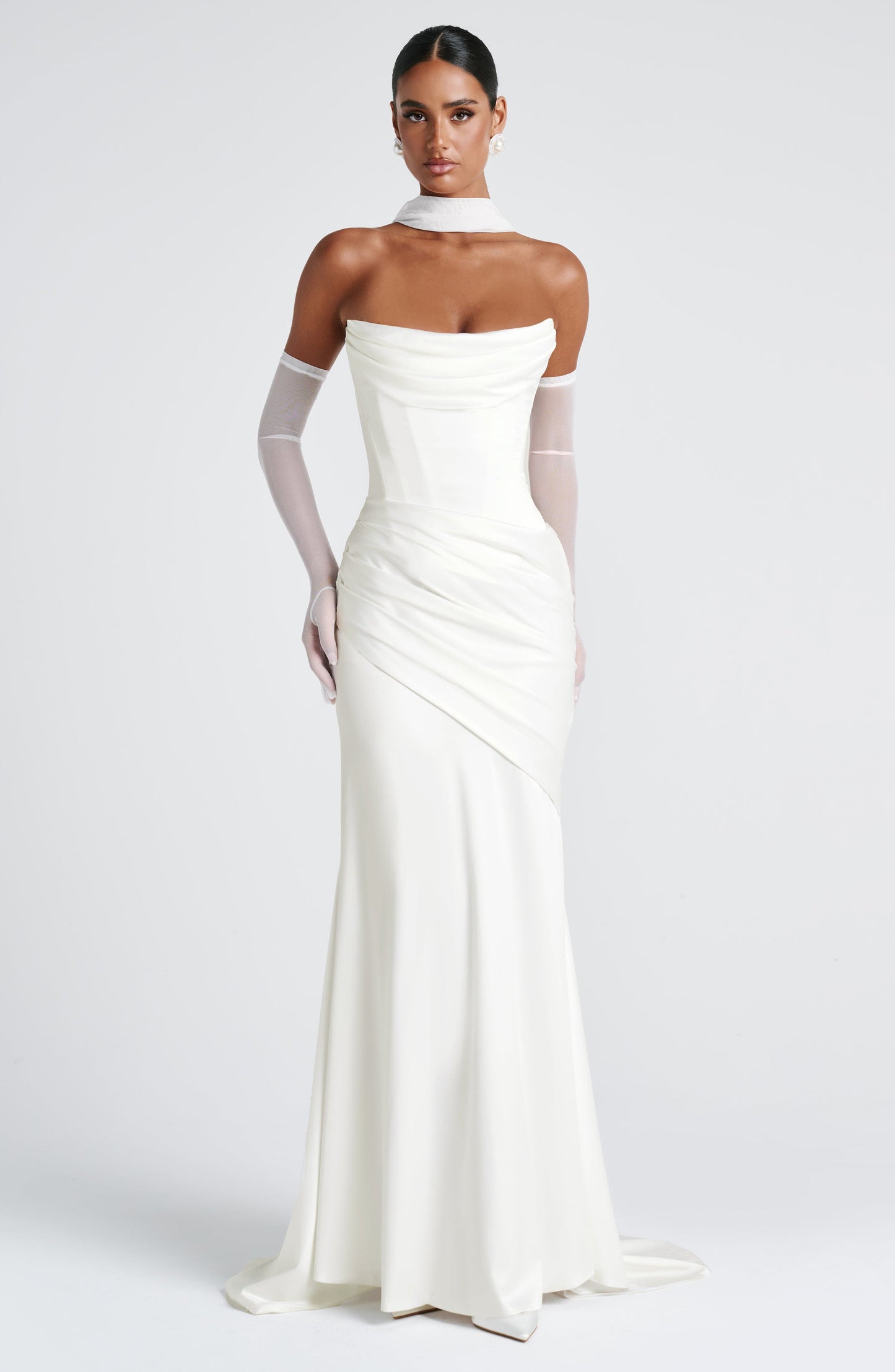 Vestido Maxi Kensington - Marfil