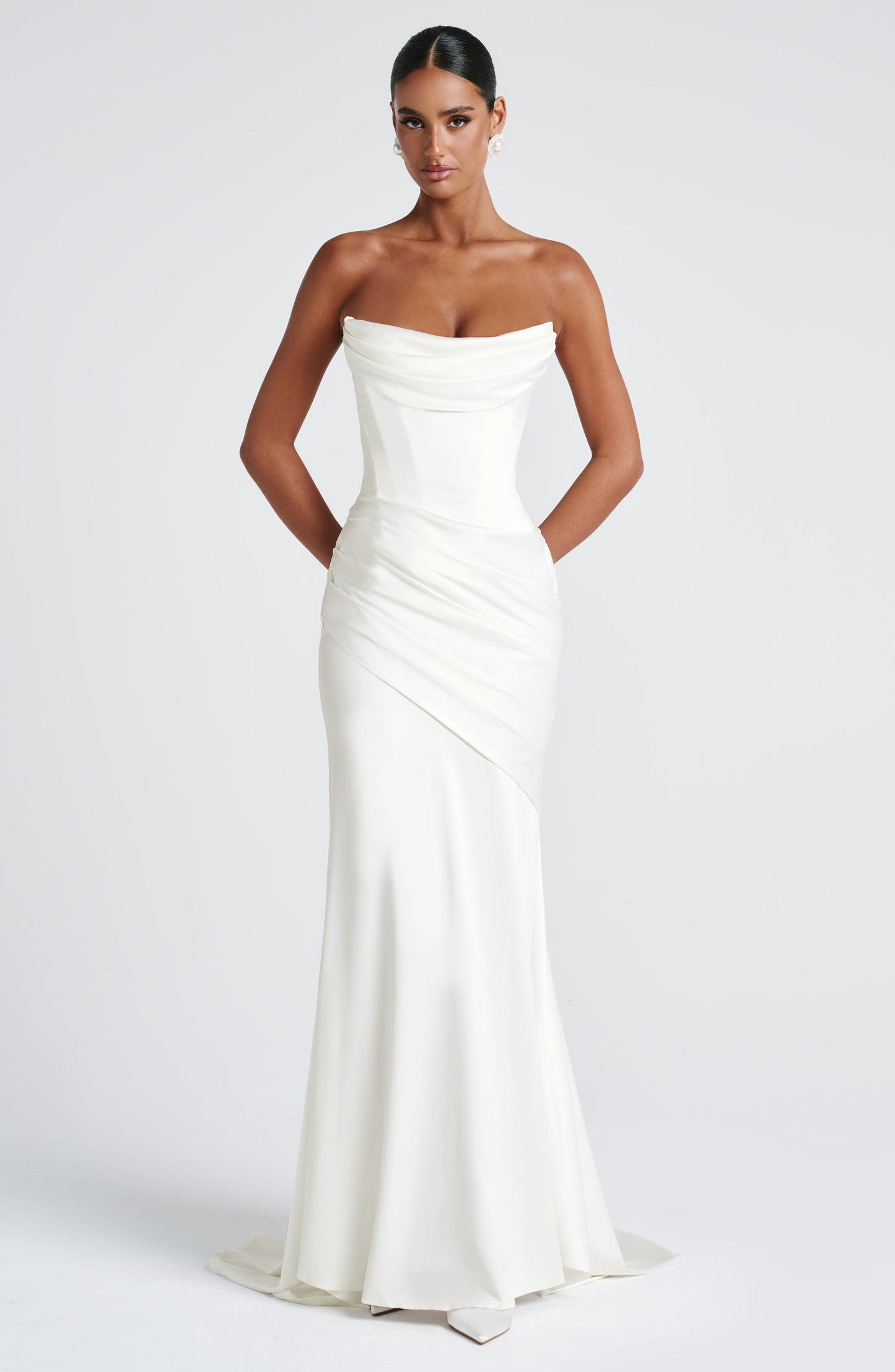 Vestido Maxi Kensington - Marfil