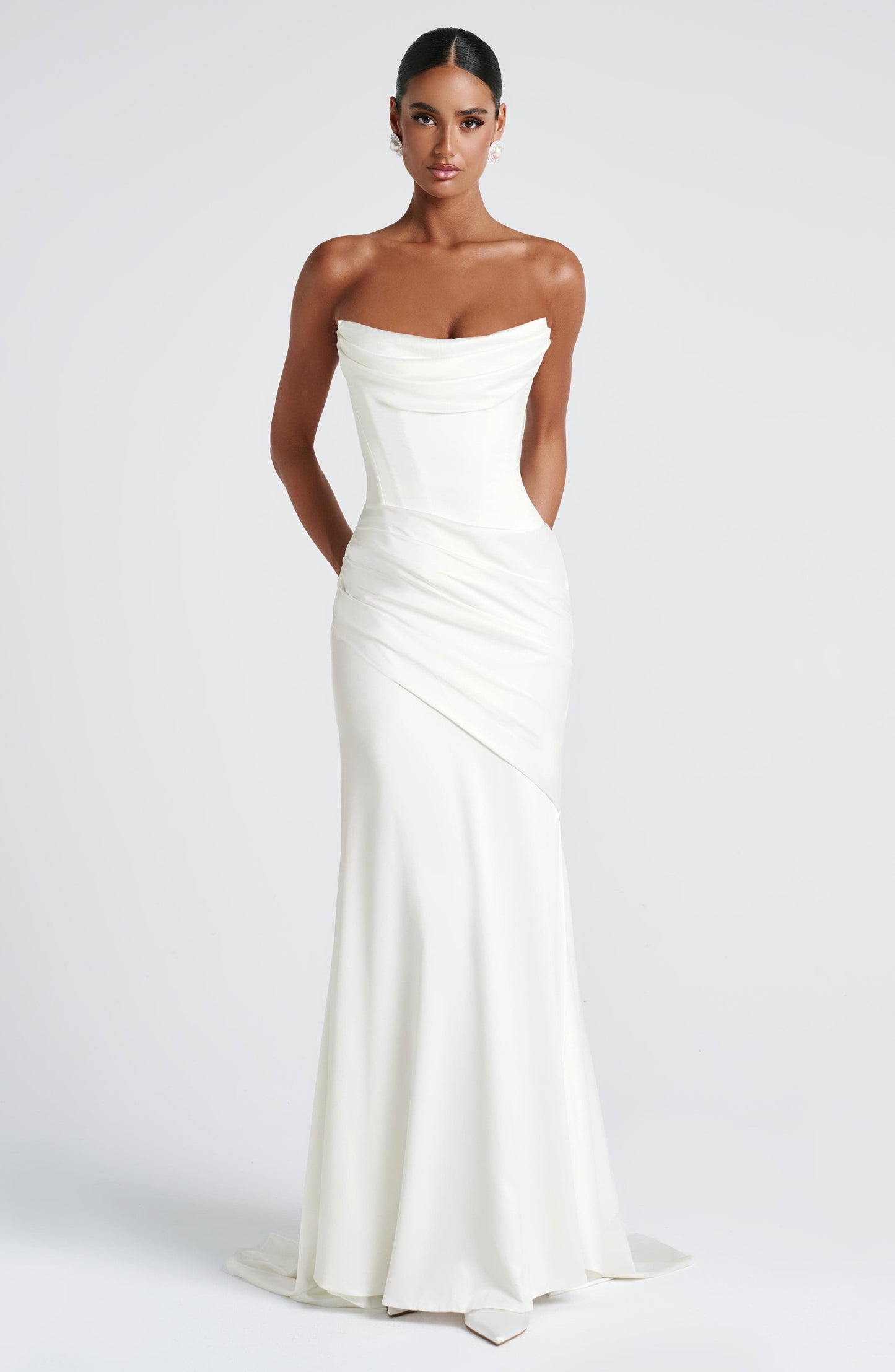 Vestido Maxi Kensington - Marfil