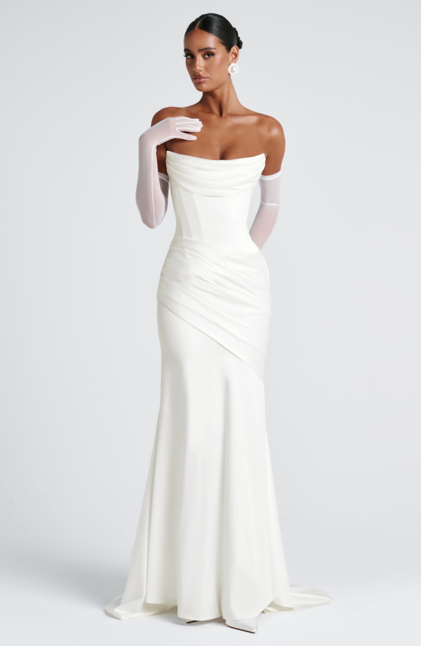 Vestido Maxi Kensington - Marfil