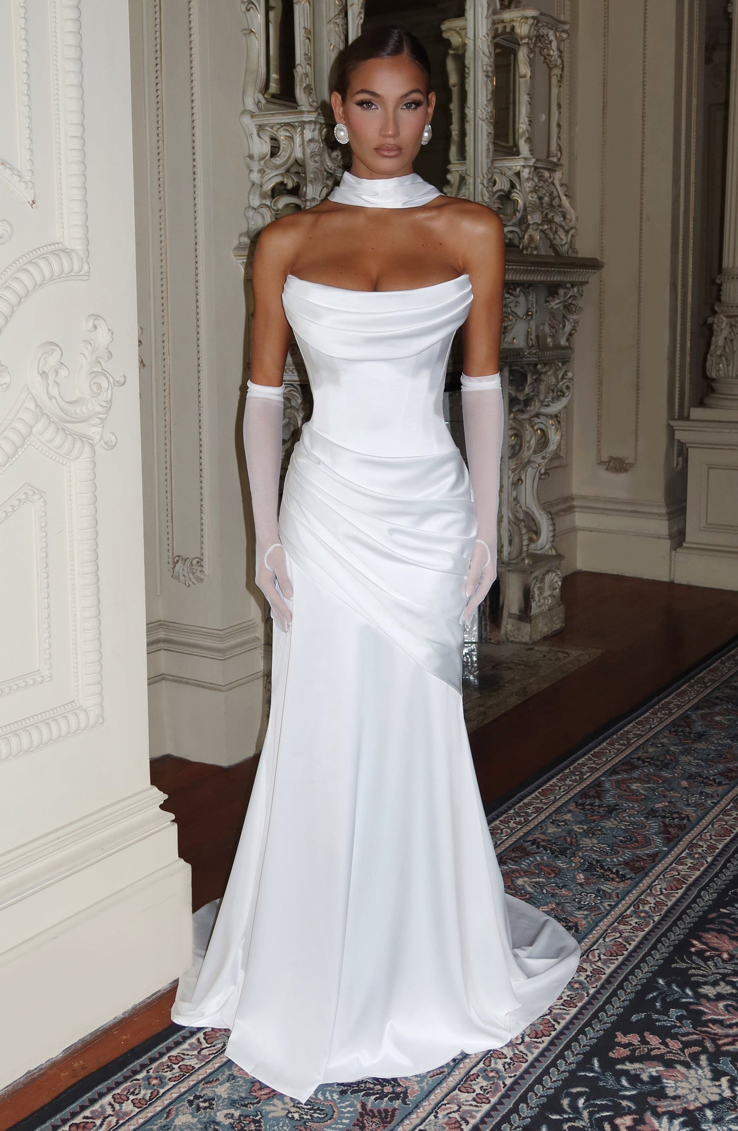 Vestido Maxi Kensington - Marfil