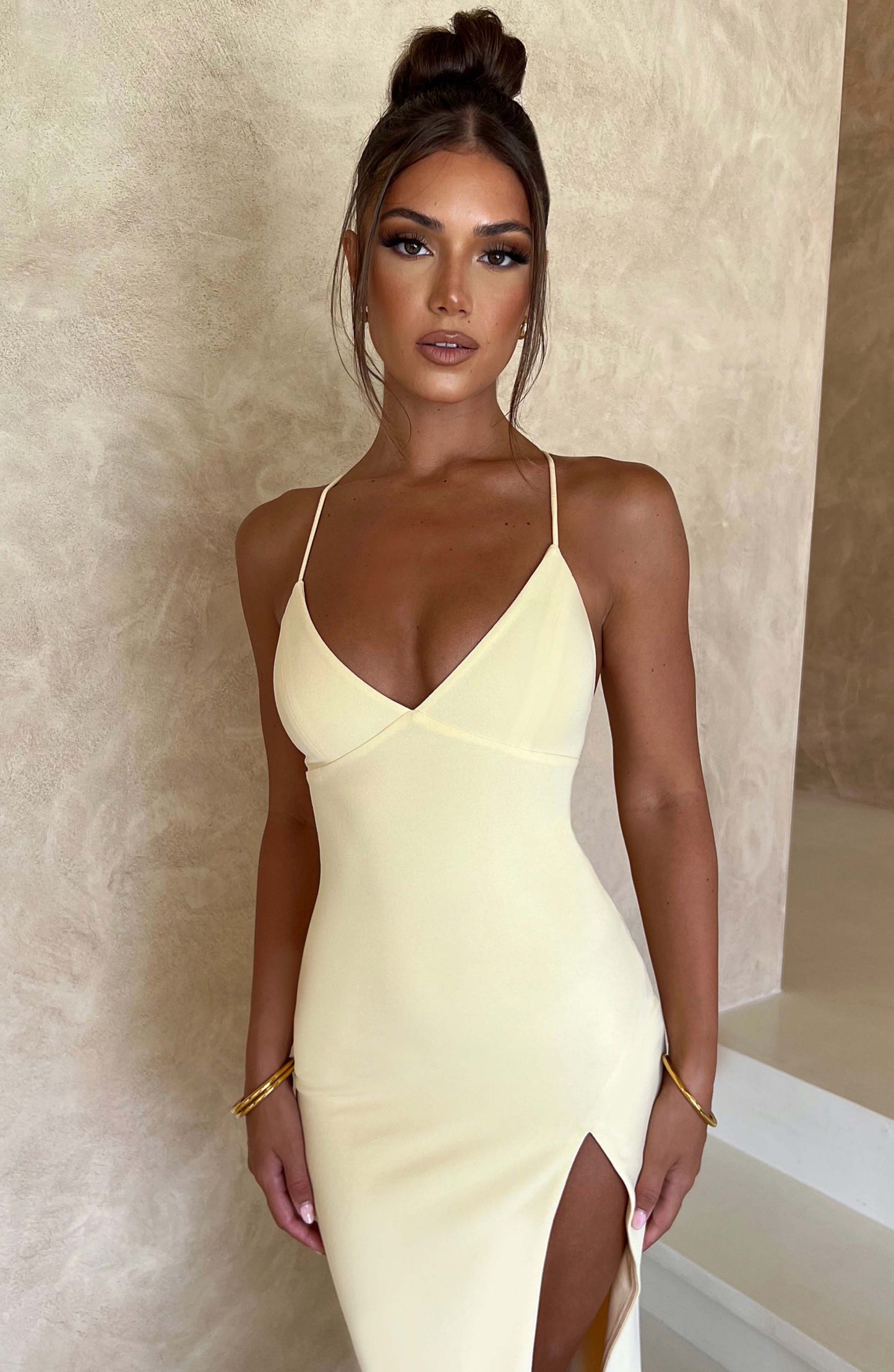 Vestido Midi Kiana - Limón