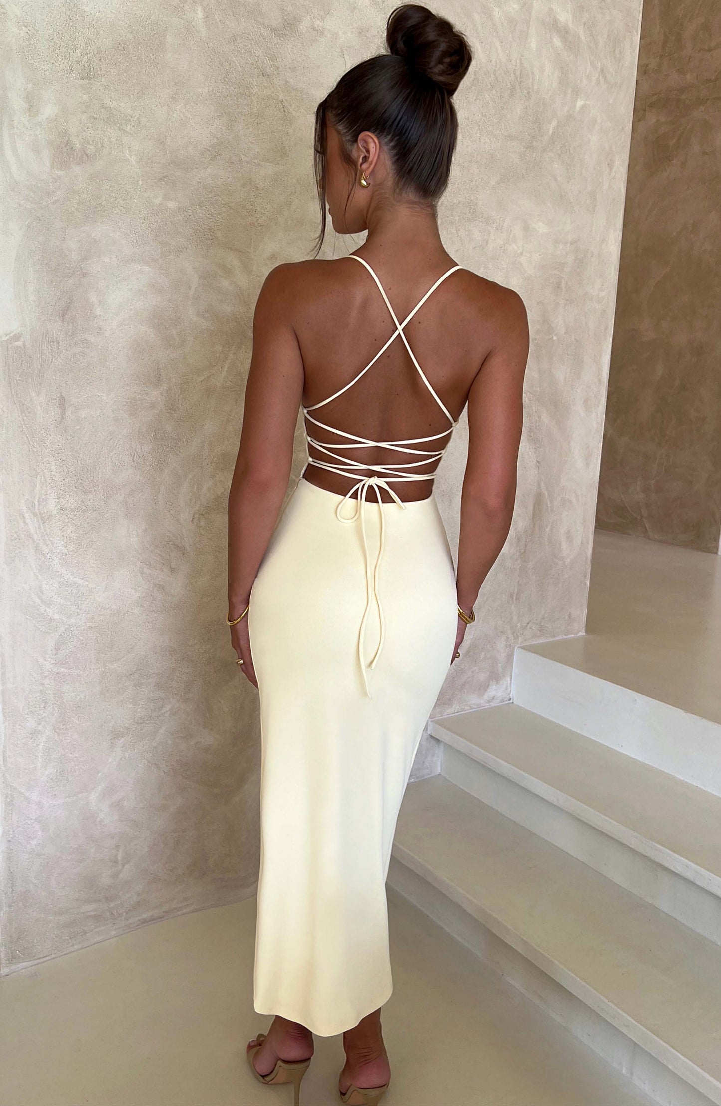 Vestido Midi Kiana - Limón