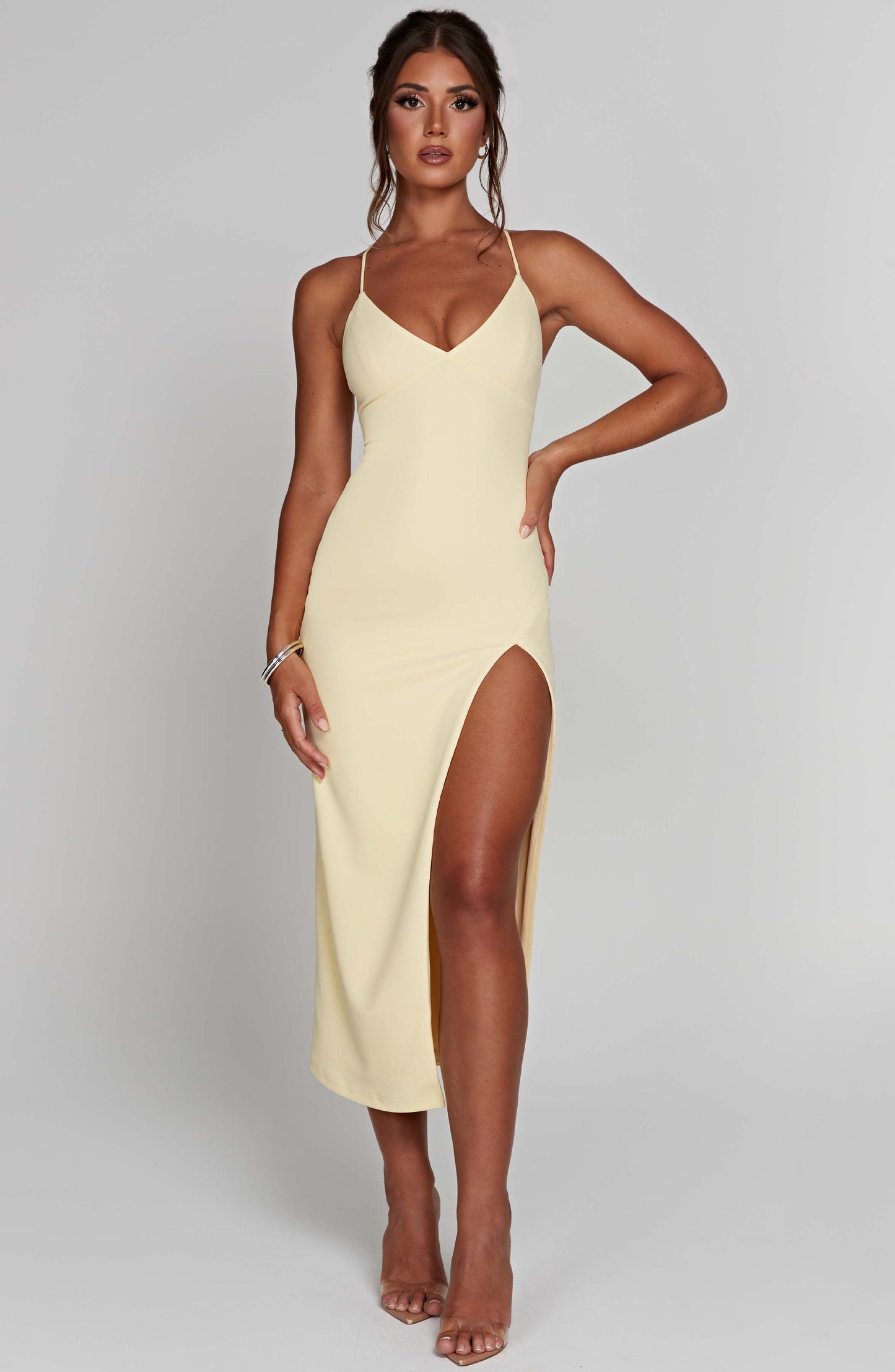 Vestido Midi Kiana - Limón
