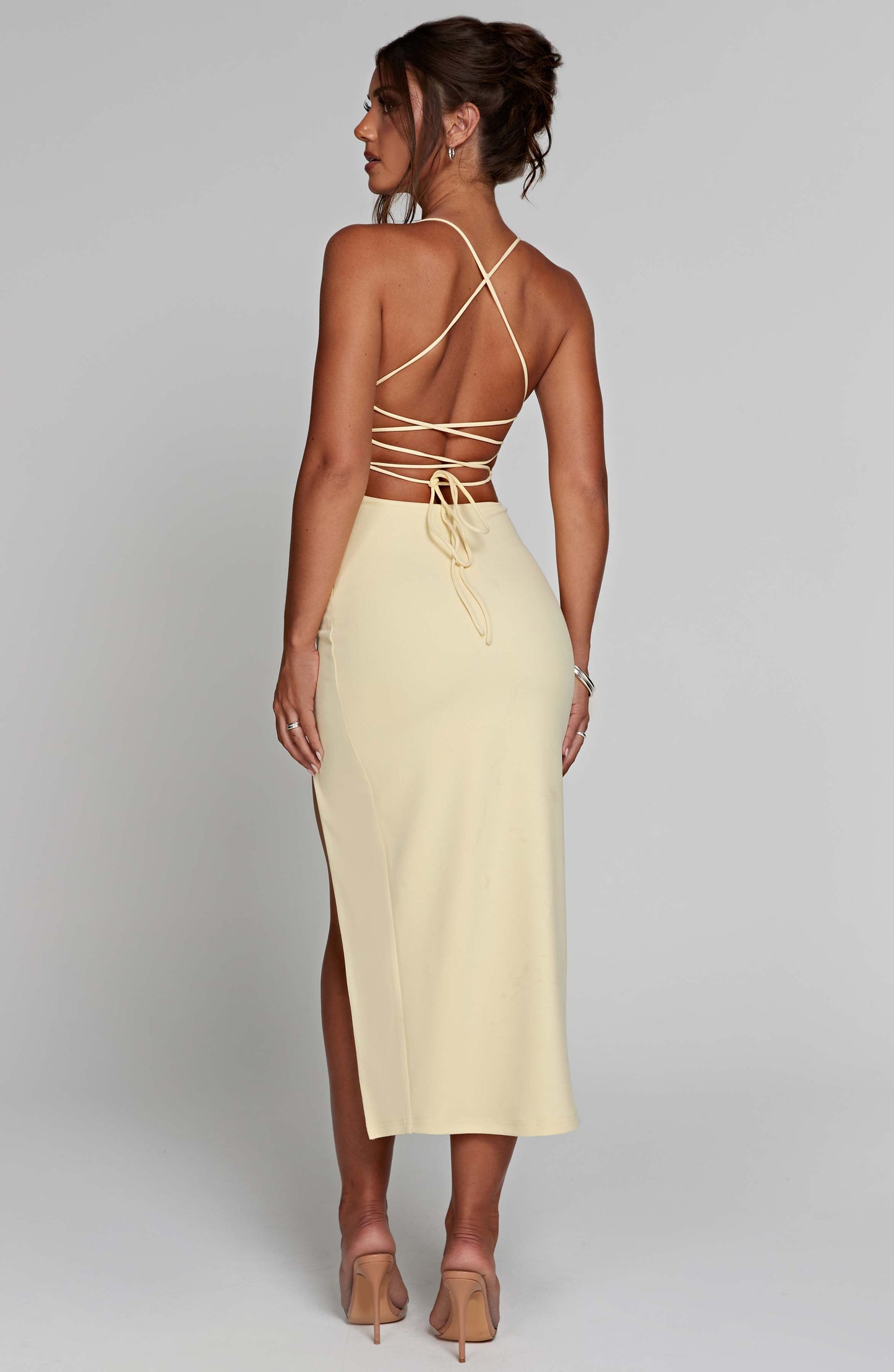 Vestido Midi Kiana - Limón