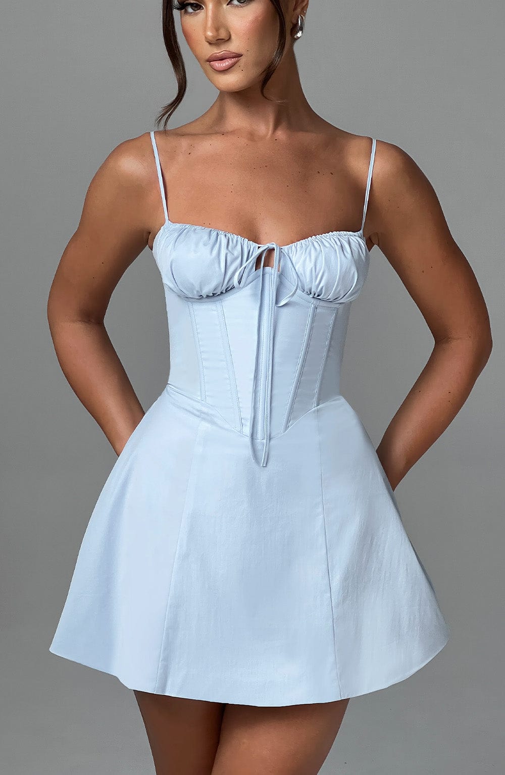 Vestido Mini Lacey - Azul