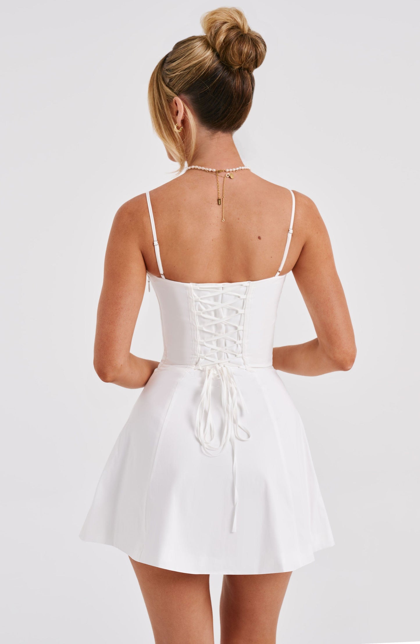 Vestido Mini Lacey - Marfil