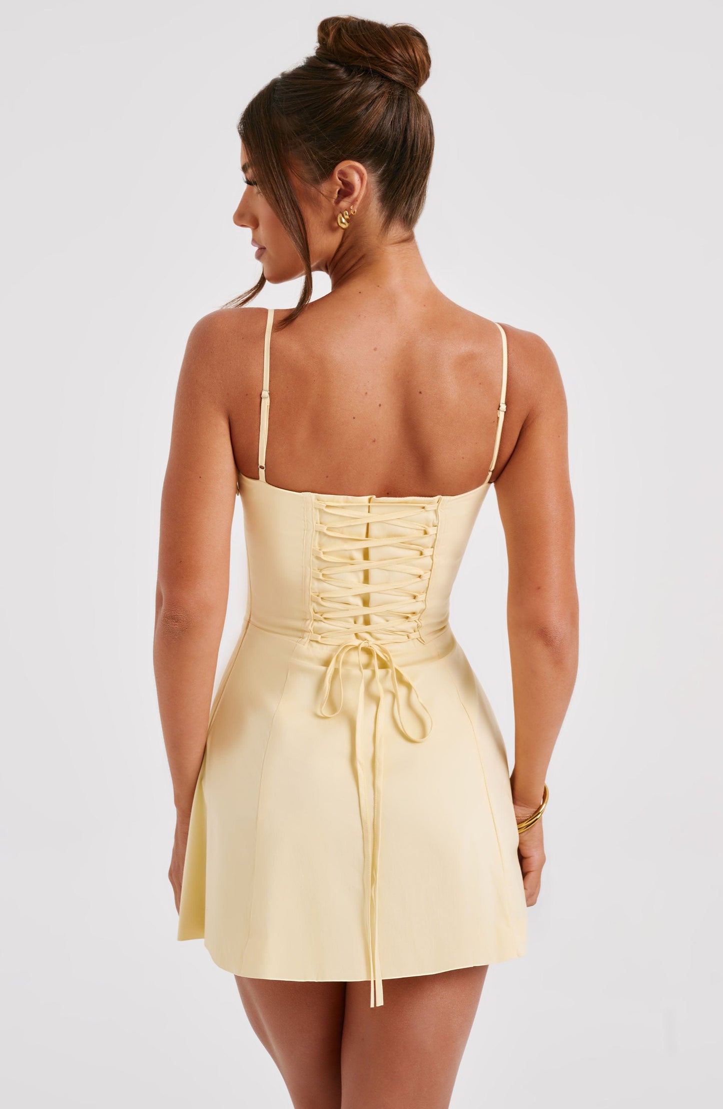Vestido Mini Lacey - Limón
