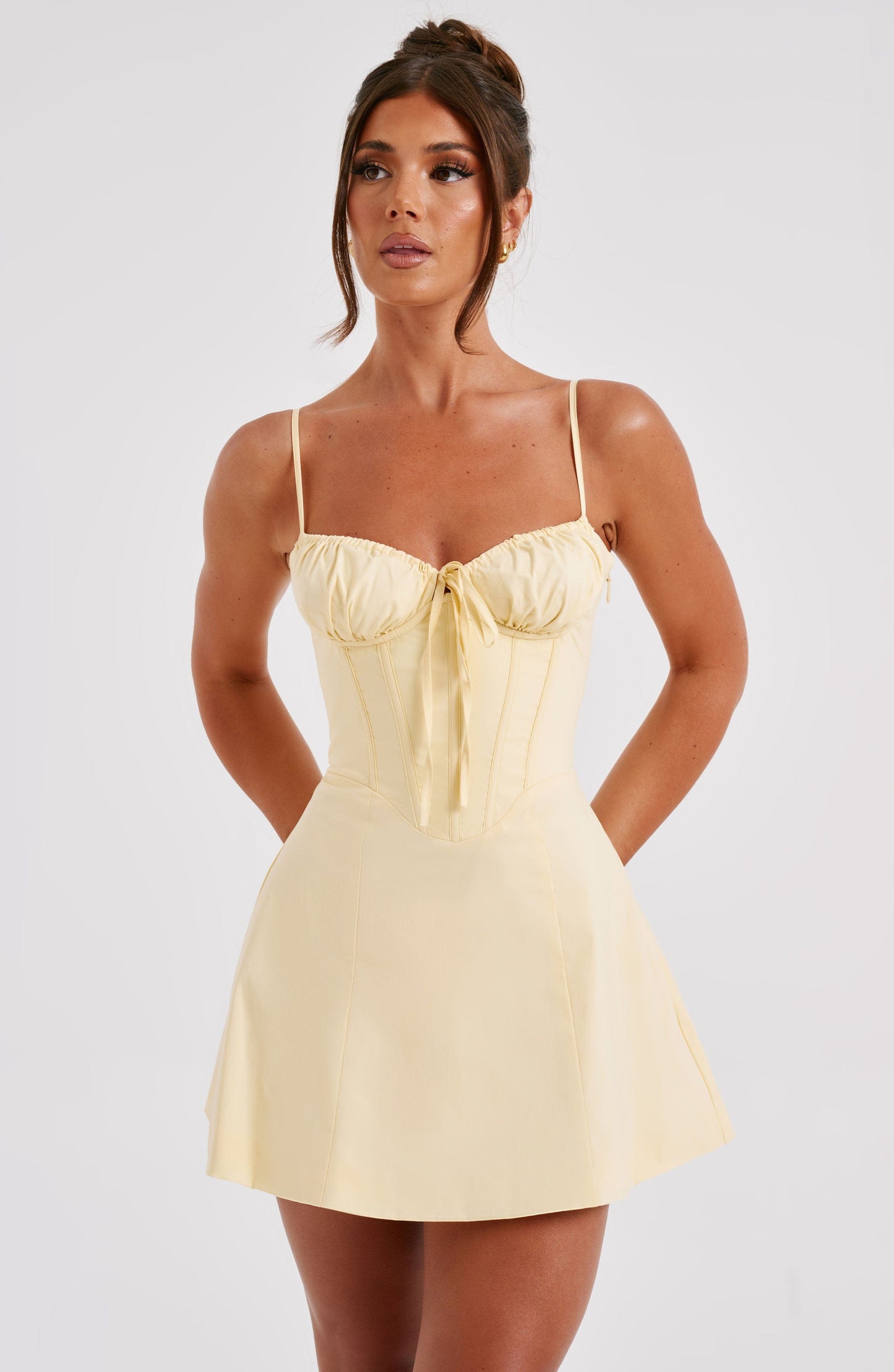 Vestido Mini Lacey - Limón