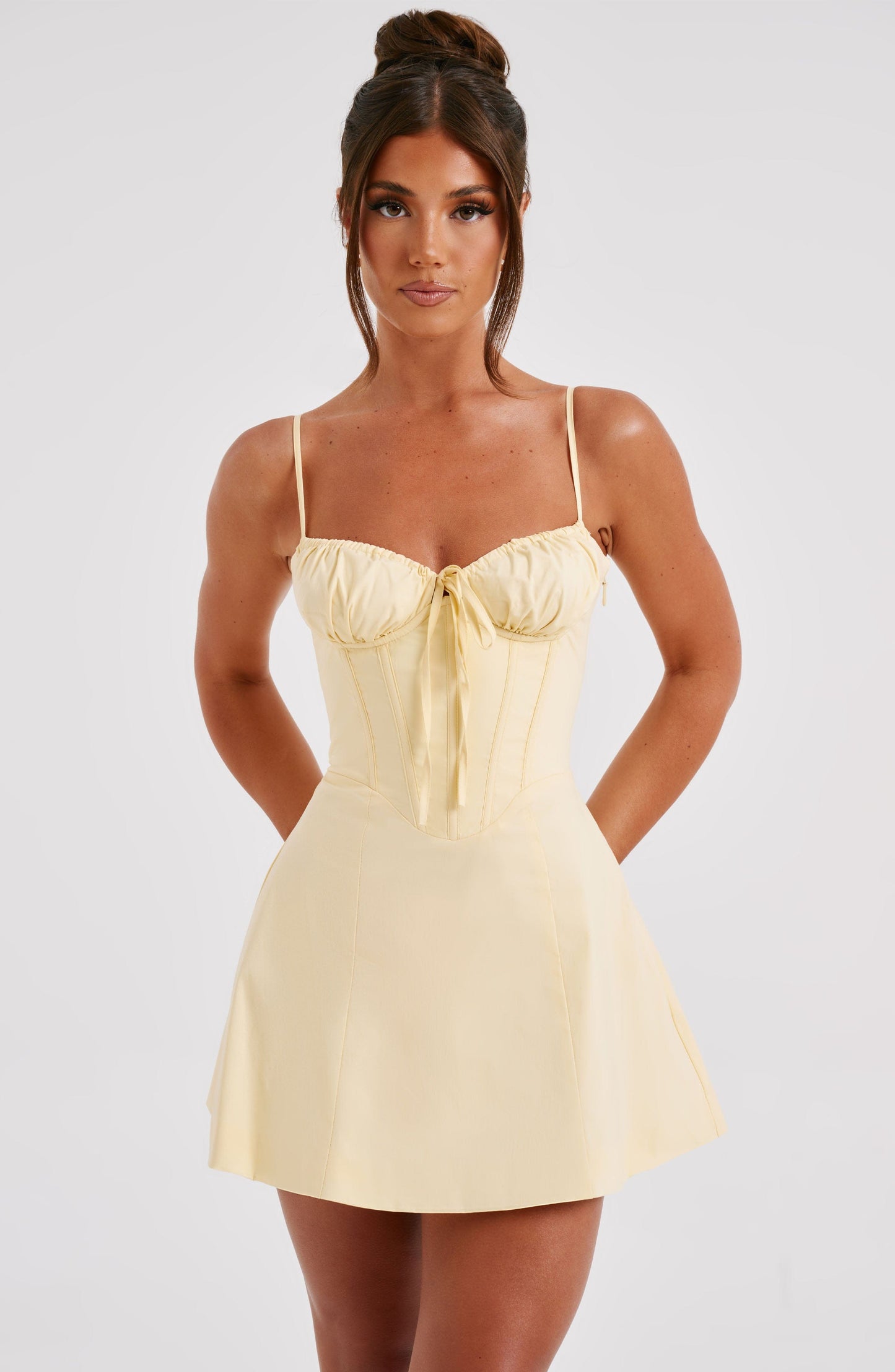 Vestido Mini Lacey - Limón