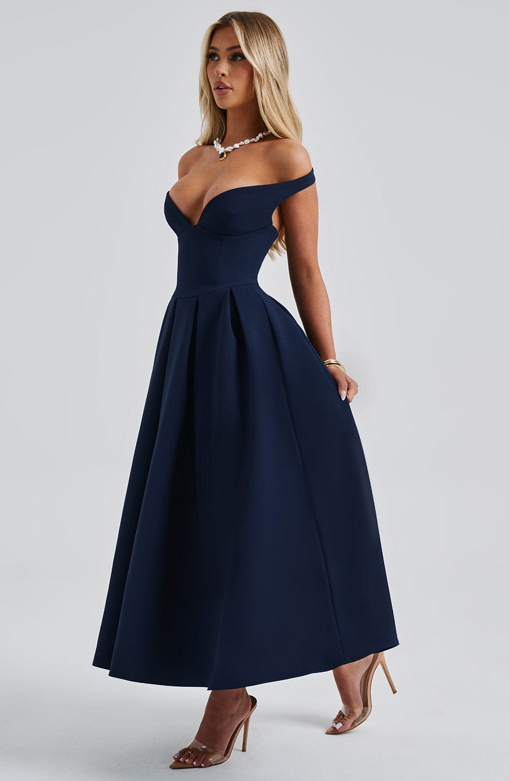 Vestido Midi Lanetta - Marino
