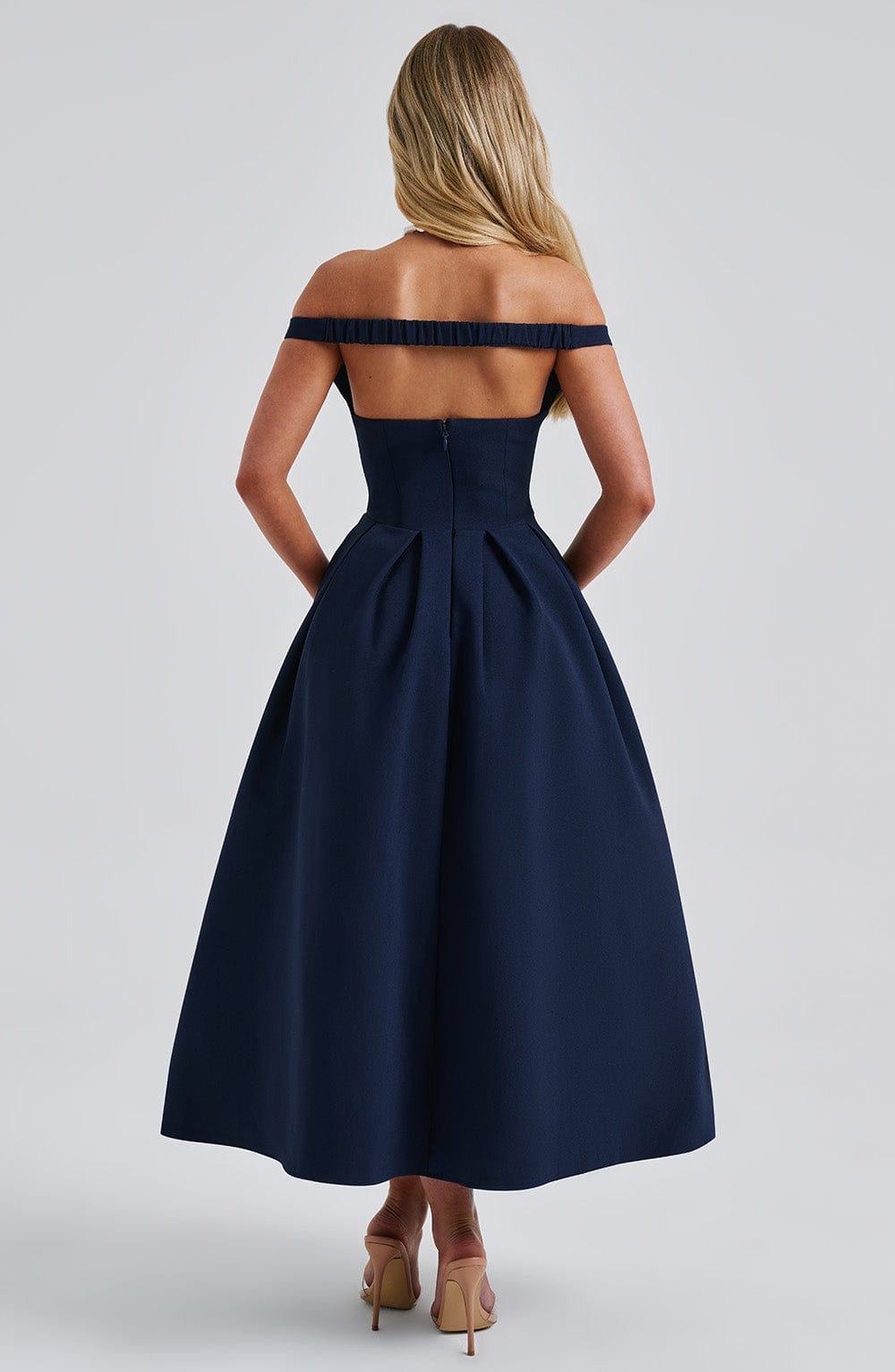 Vestido Midi Lanetta - Marino