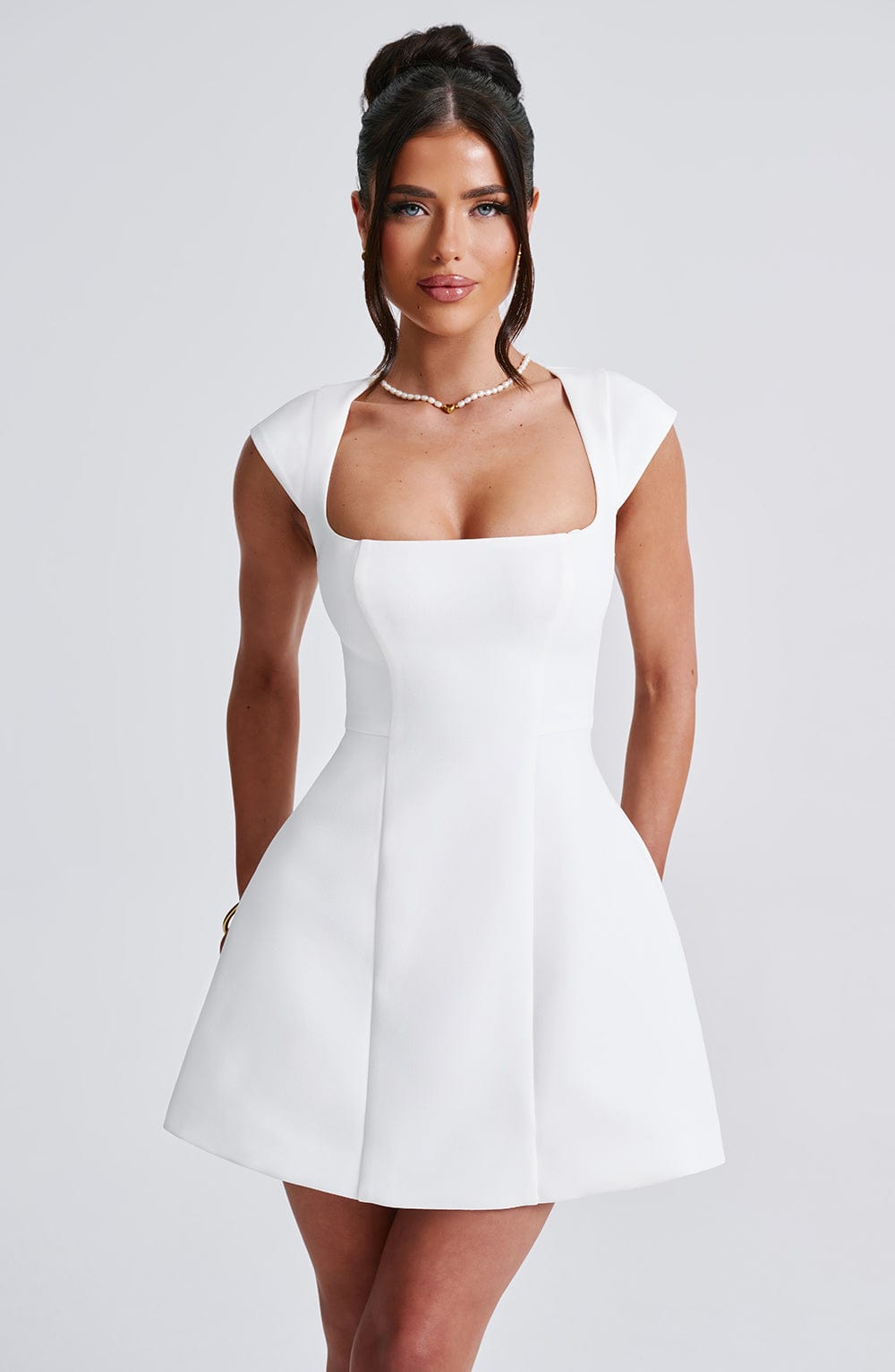 Vestido Mini Lena - Marfil
