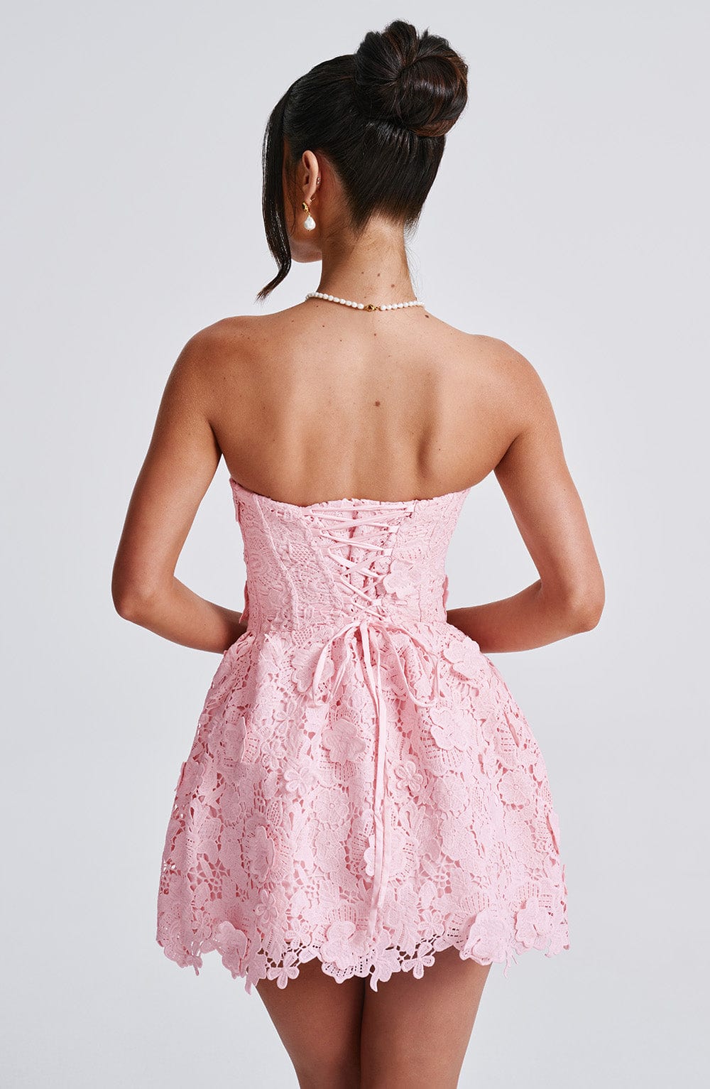 Vestido Mini Leona - Rosa Pálido