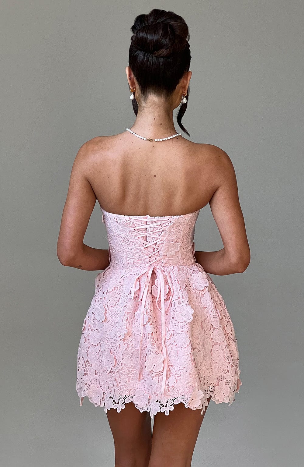 Vestido Mini Leona - Rosa Pálido