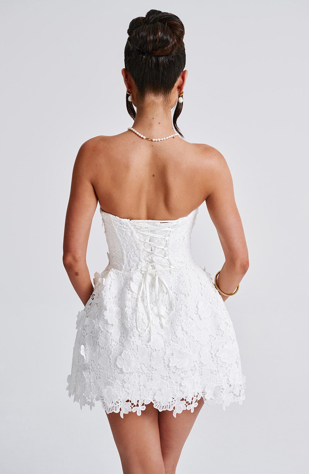 Vestido Mini Leona - Marfil