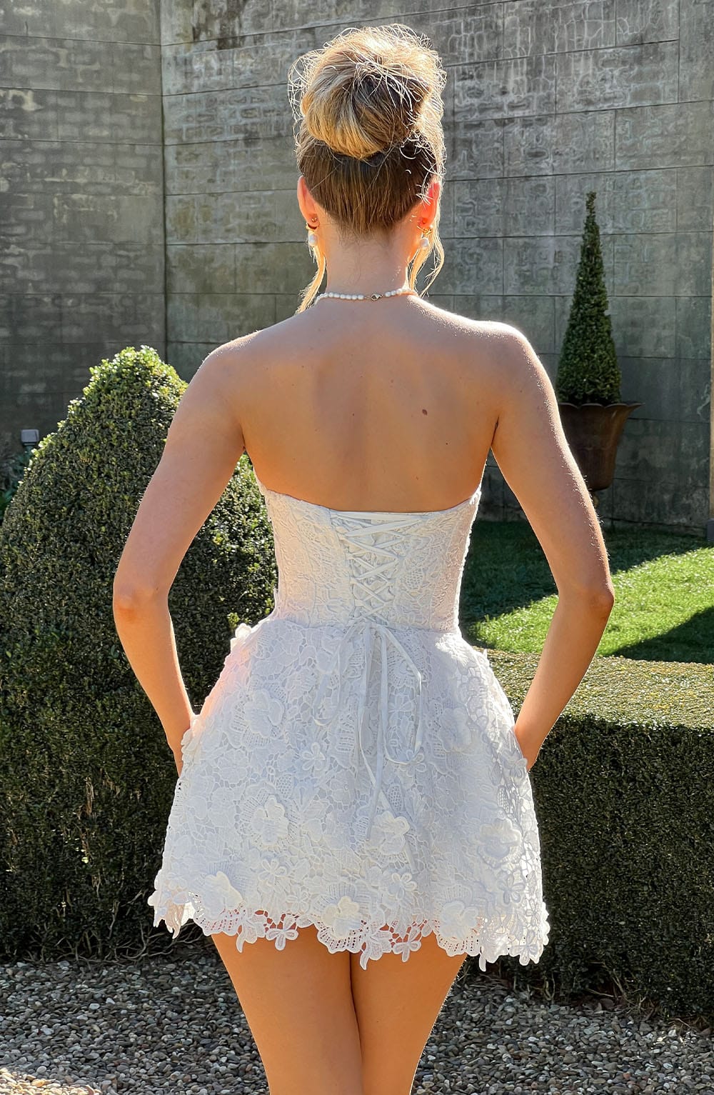 Vestido Mini Leona - Marfil