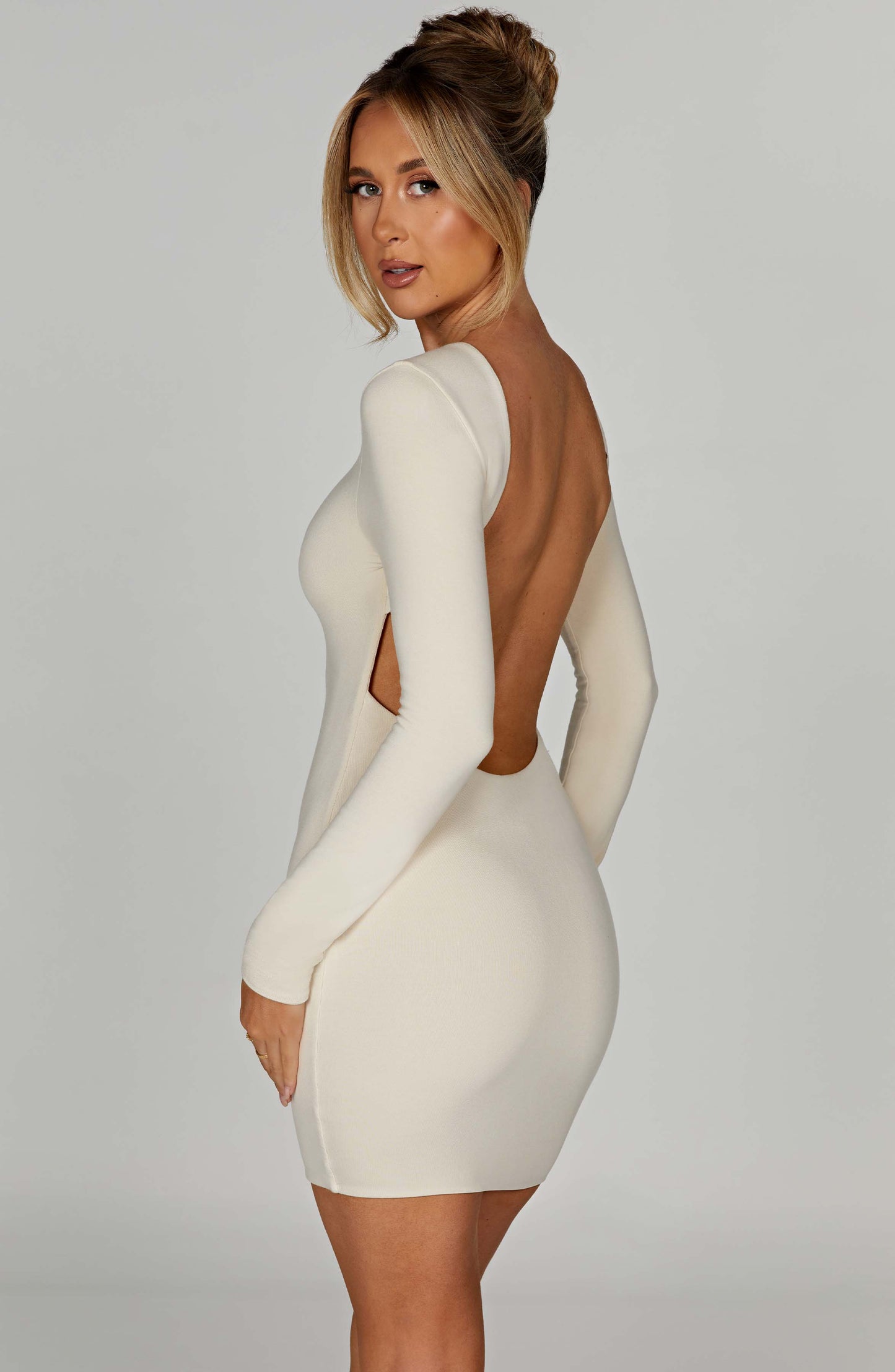 Vestido Mini Liana - Crema
