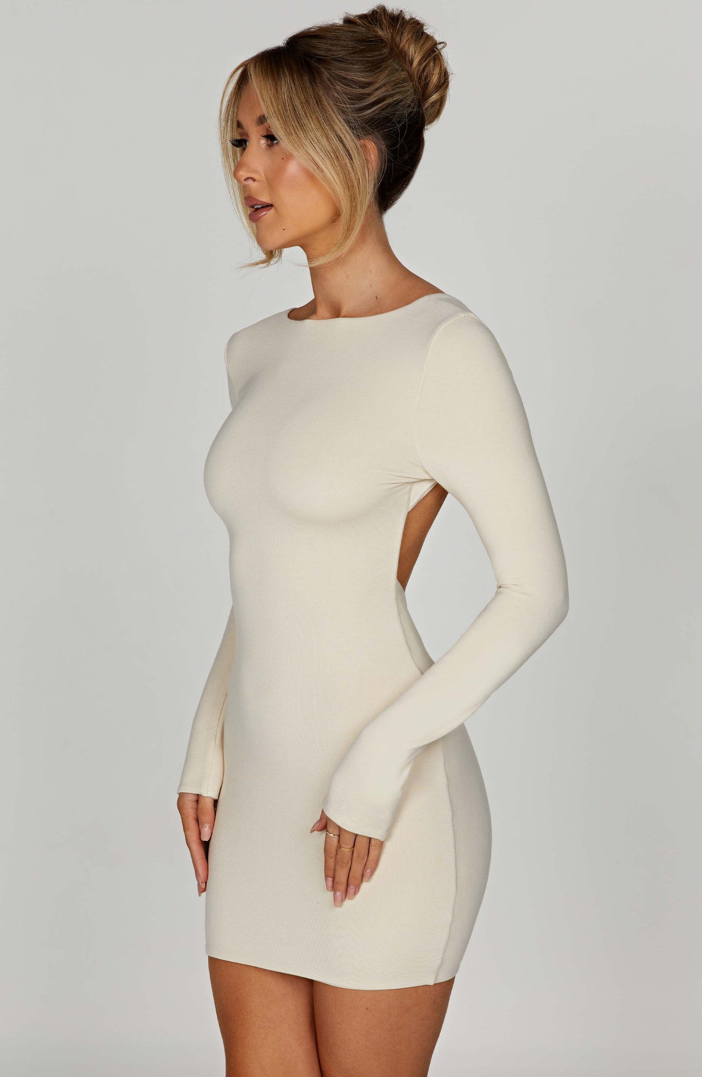 Vestido Mini Liana - Crema