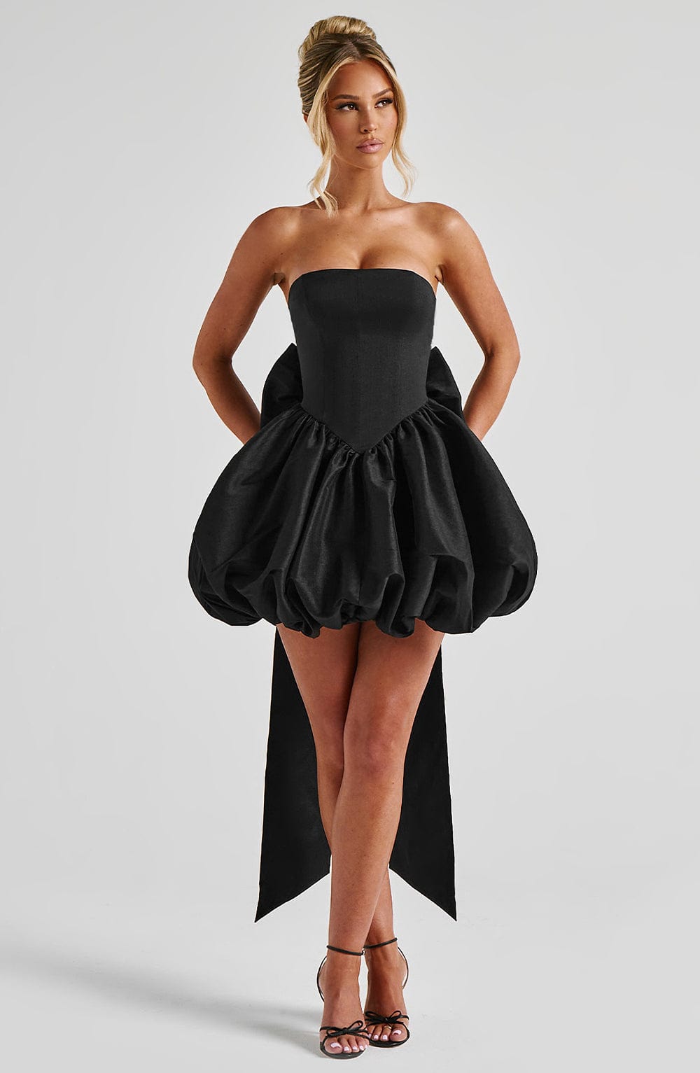 Vestido Mini Lotus - Negro