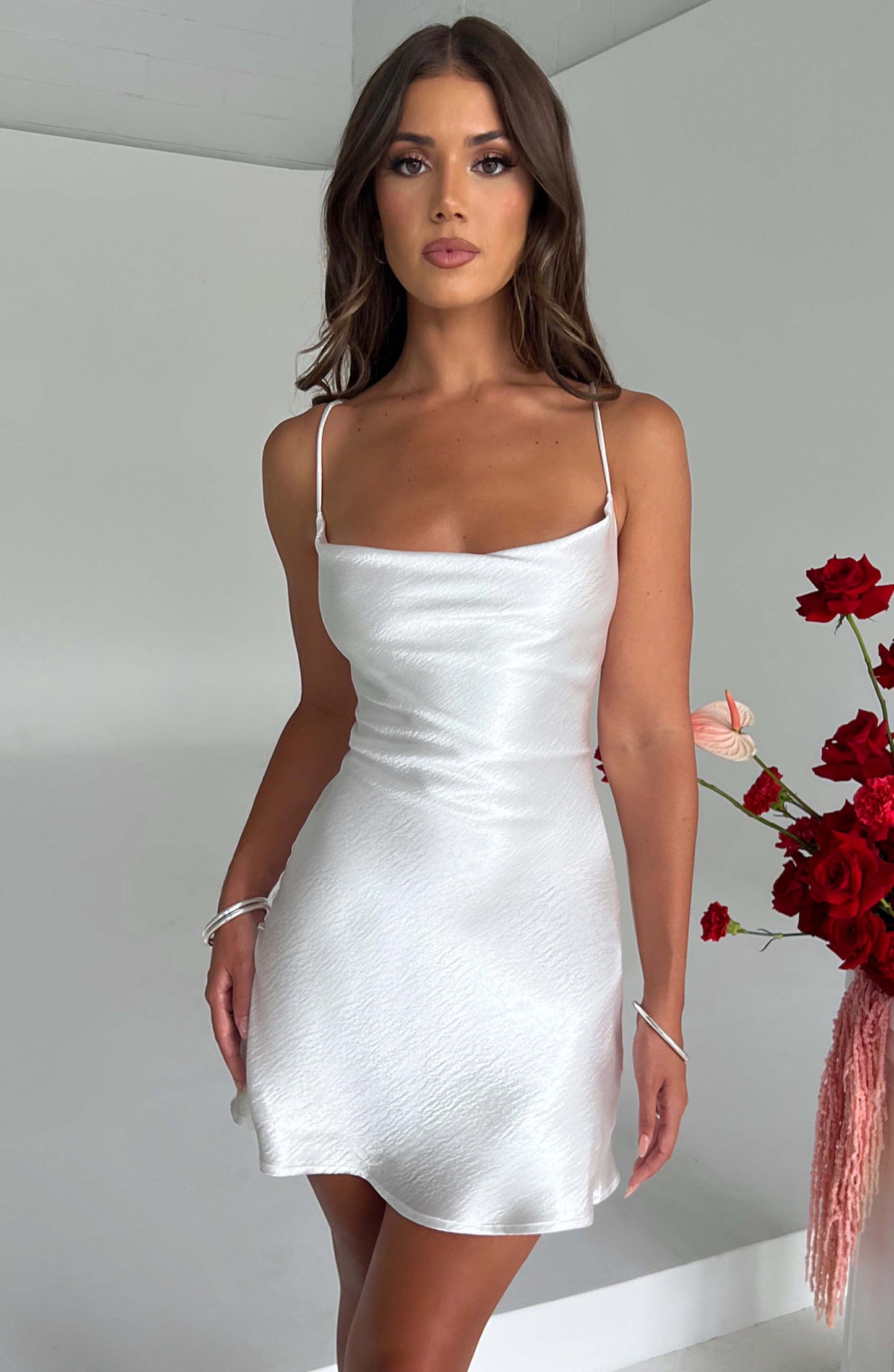 Vestido Mini Lydia - Marfil