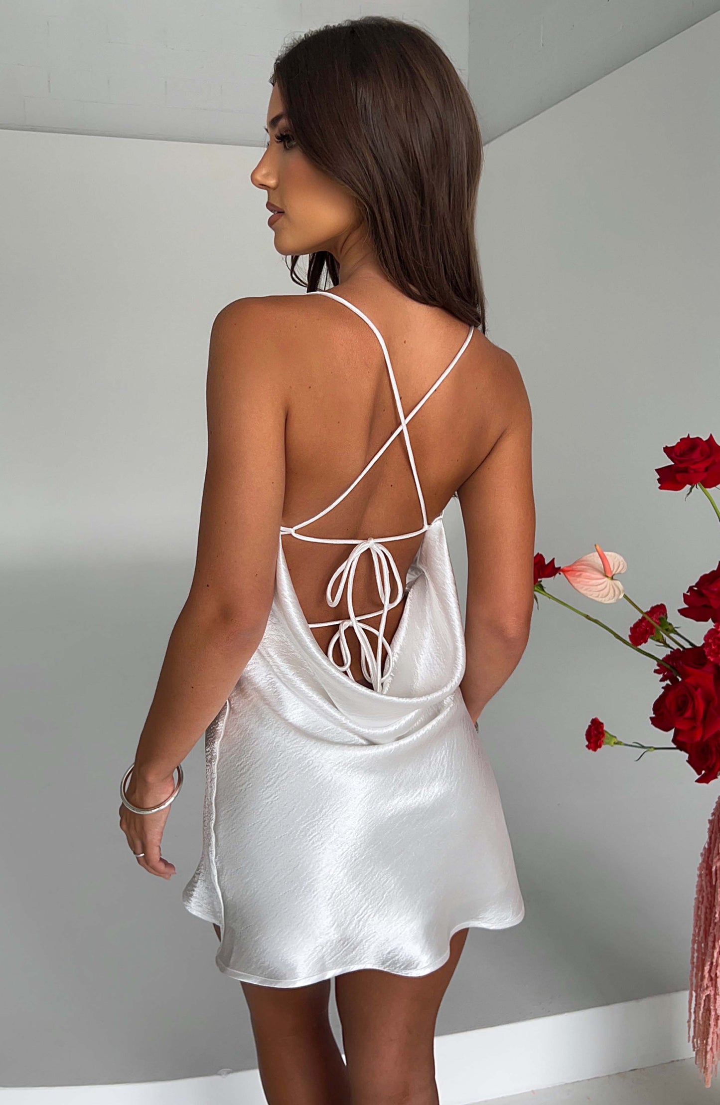 Vestido Mini Lydia - Marfil
