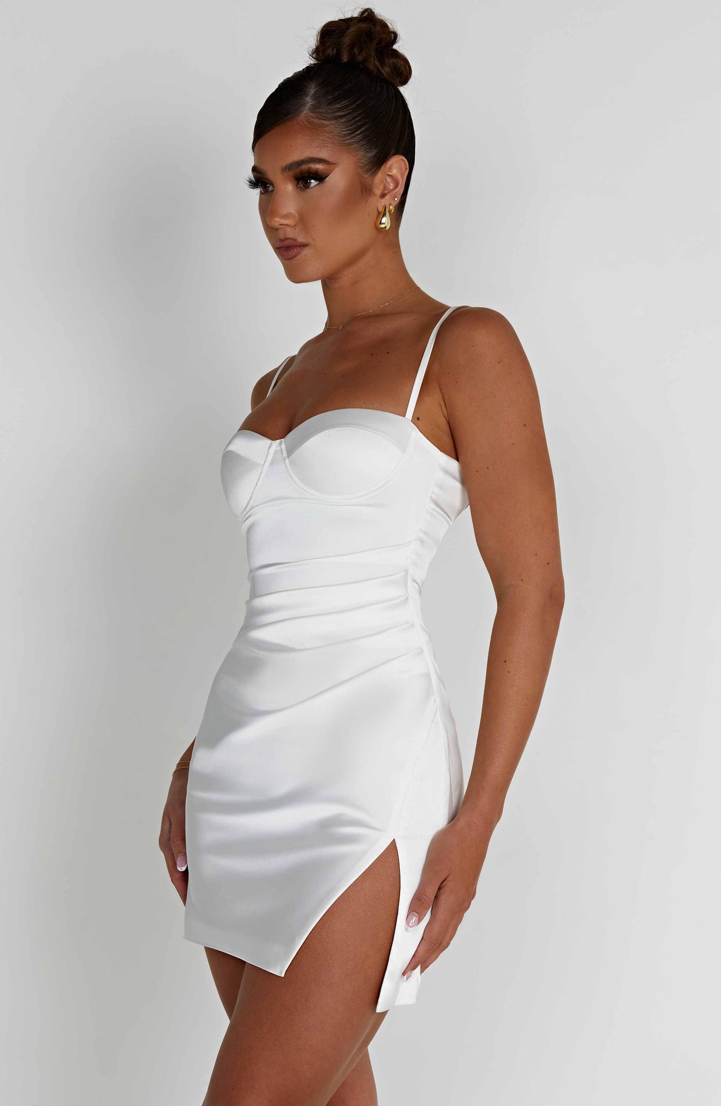 Vestido Mini Mabel - Marfil