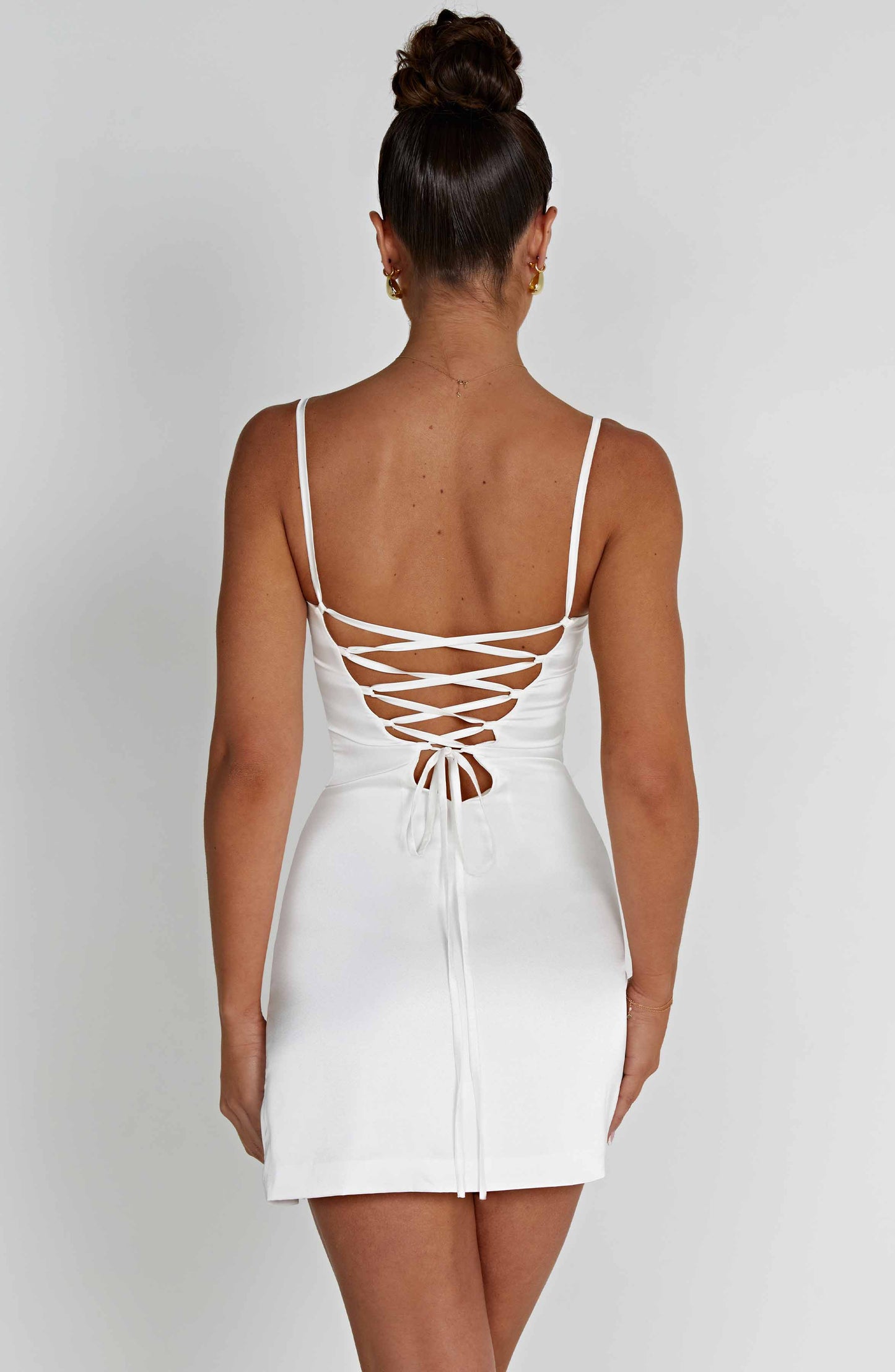 Vestido Mini Mabel - Marfil