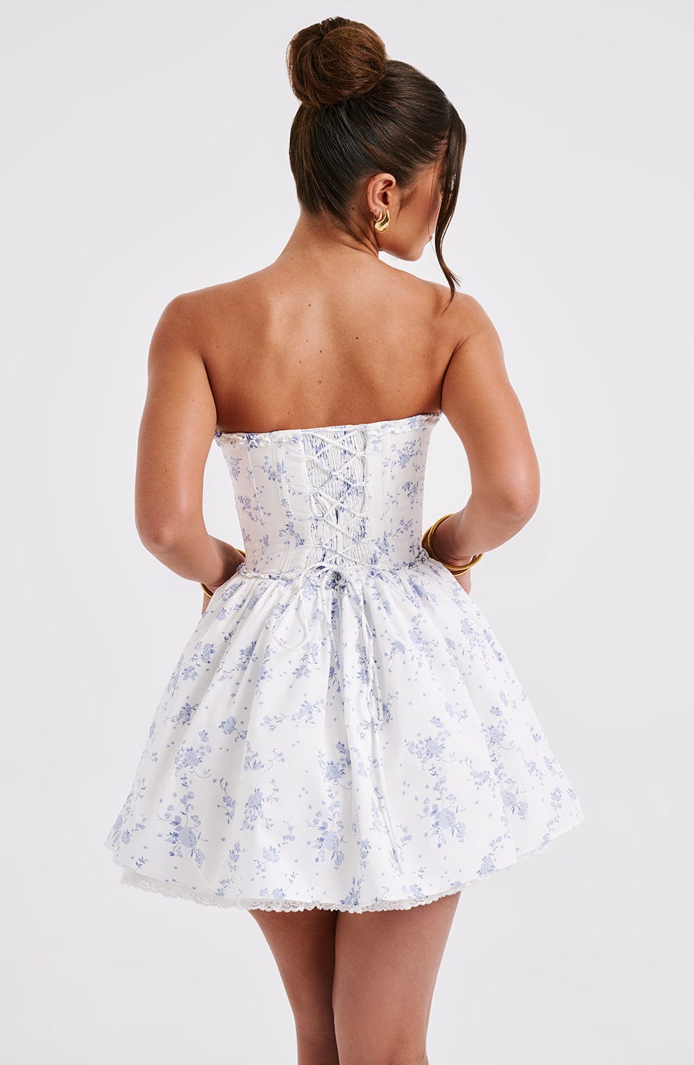 Vestido Mini Maeve - Estampado Ditsy Azul