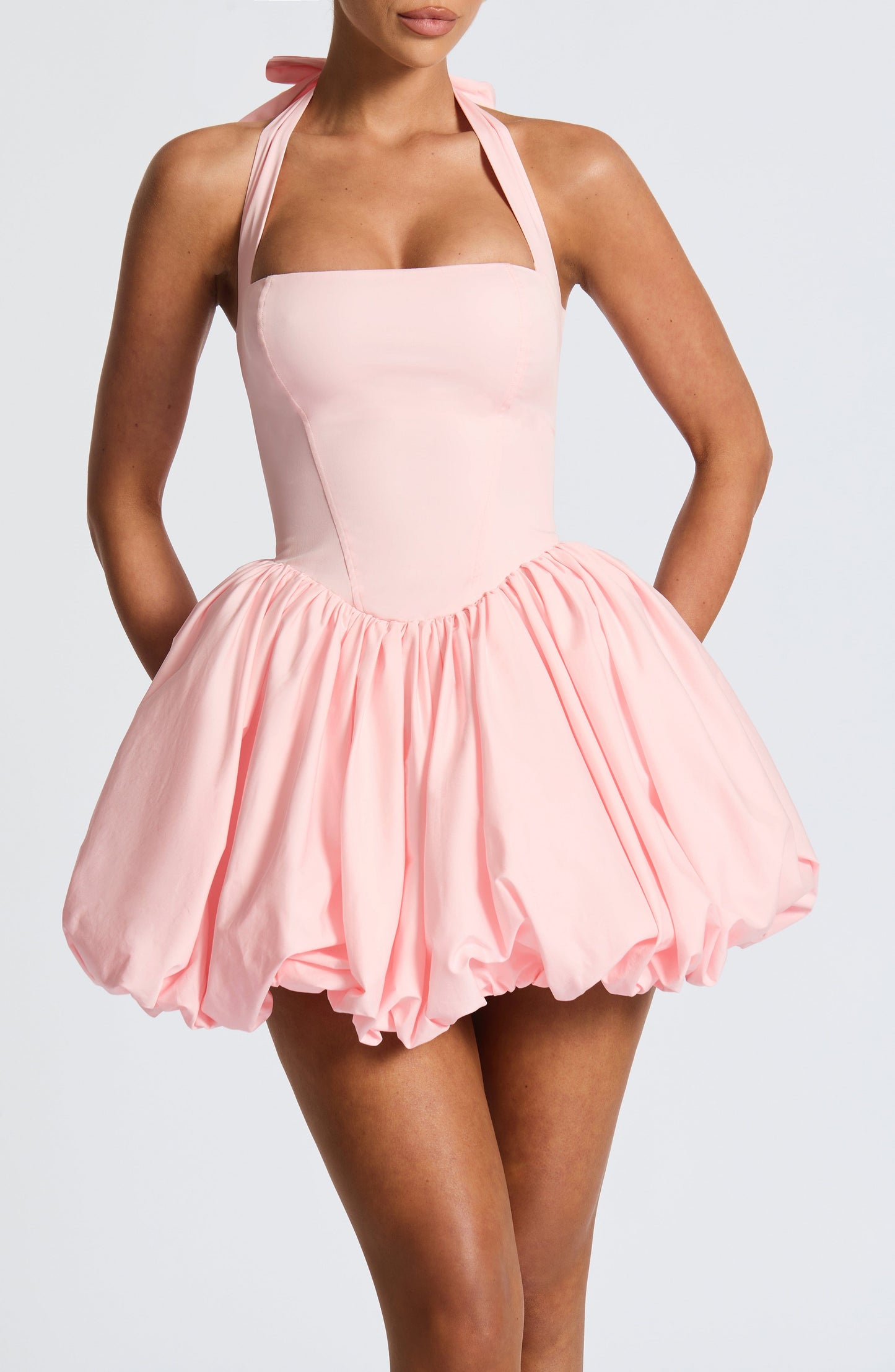 Vestido Mini Maricia - Rosa Empolvado