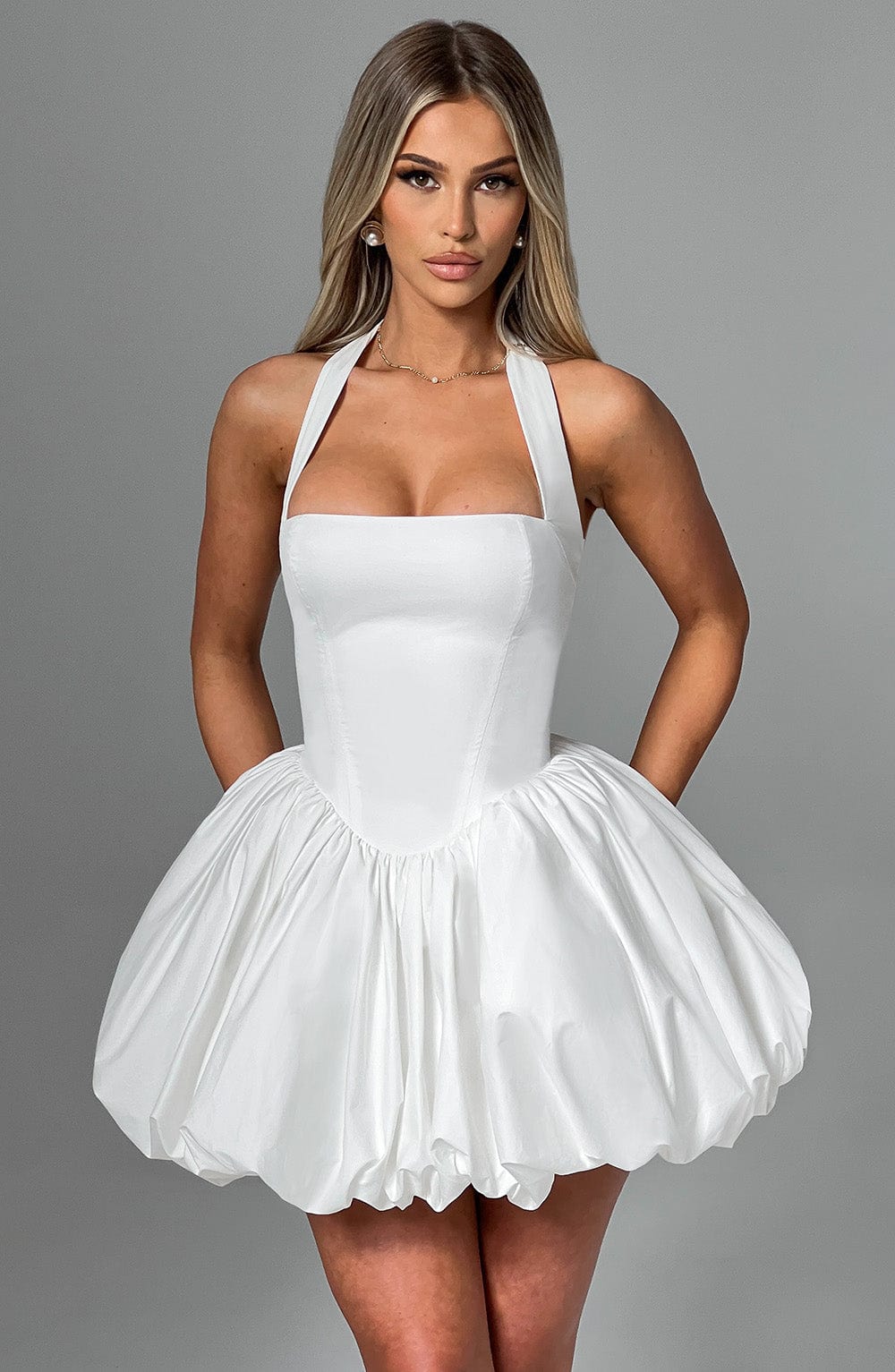 Vestido Mini Maricia - Marfil