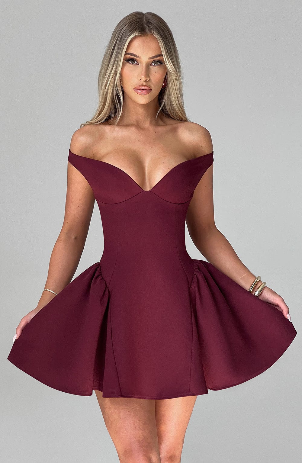 Vestido Mini Marla - Laca Cereza
