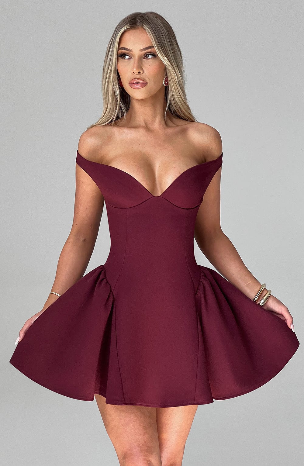 Vestido Mini Marla - Laca Cereza