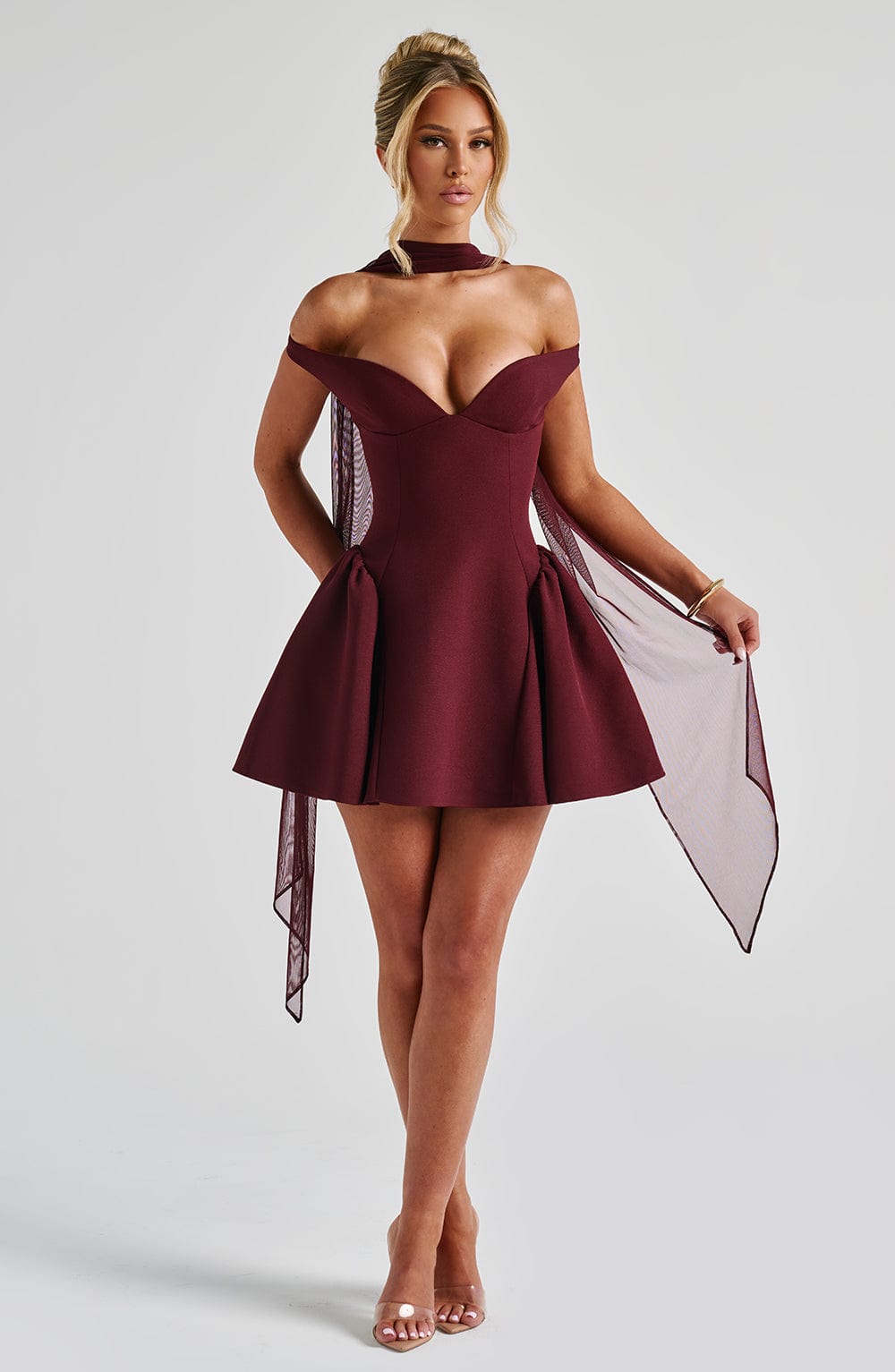 Vestido Mini Marla - Laca Cereza