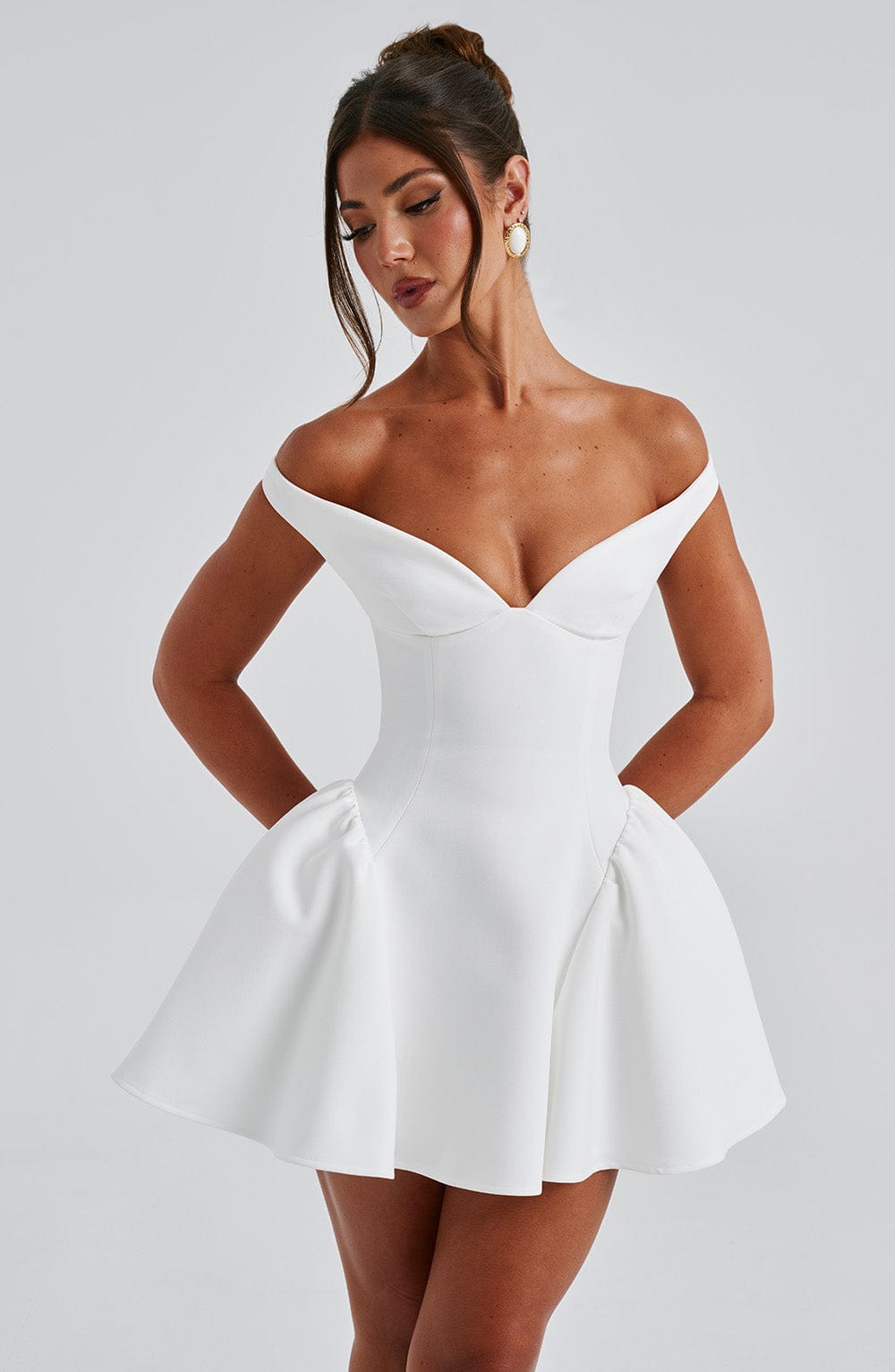 Vestido Mini Marla - Marfil
