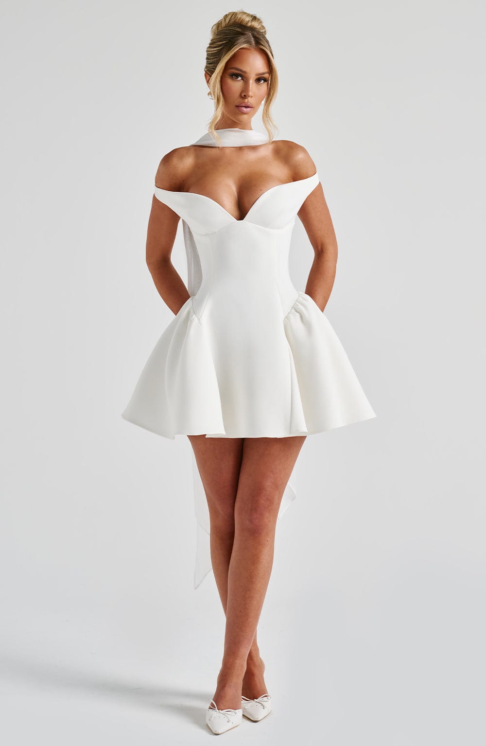 Vestido Mini Marla - Marfil
