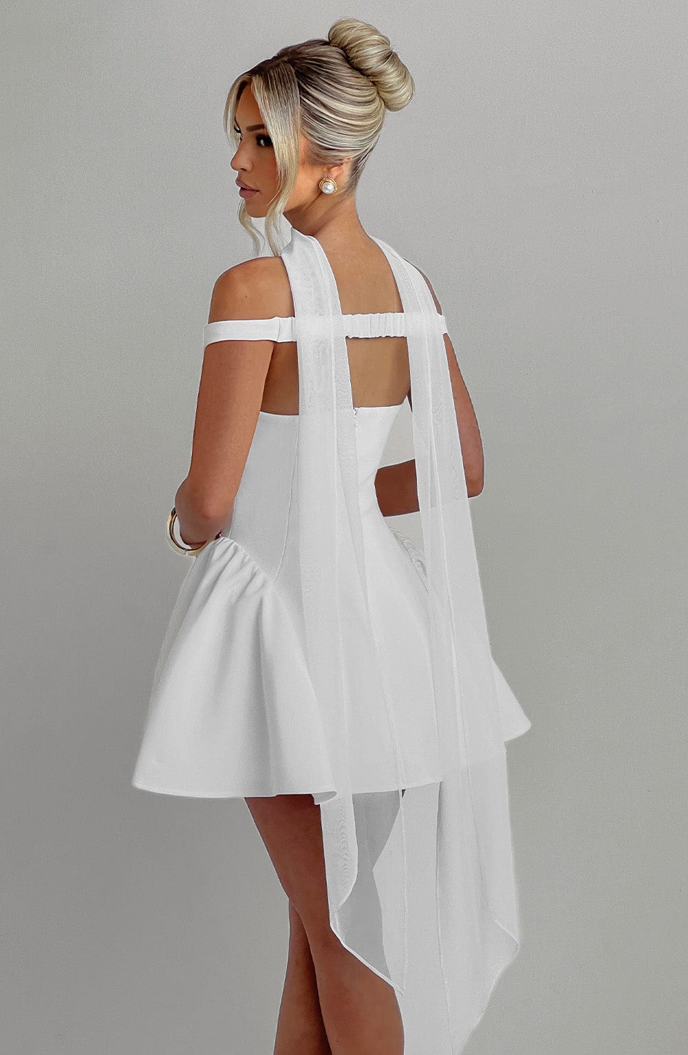 Vestido Mini Marla - Marfil