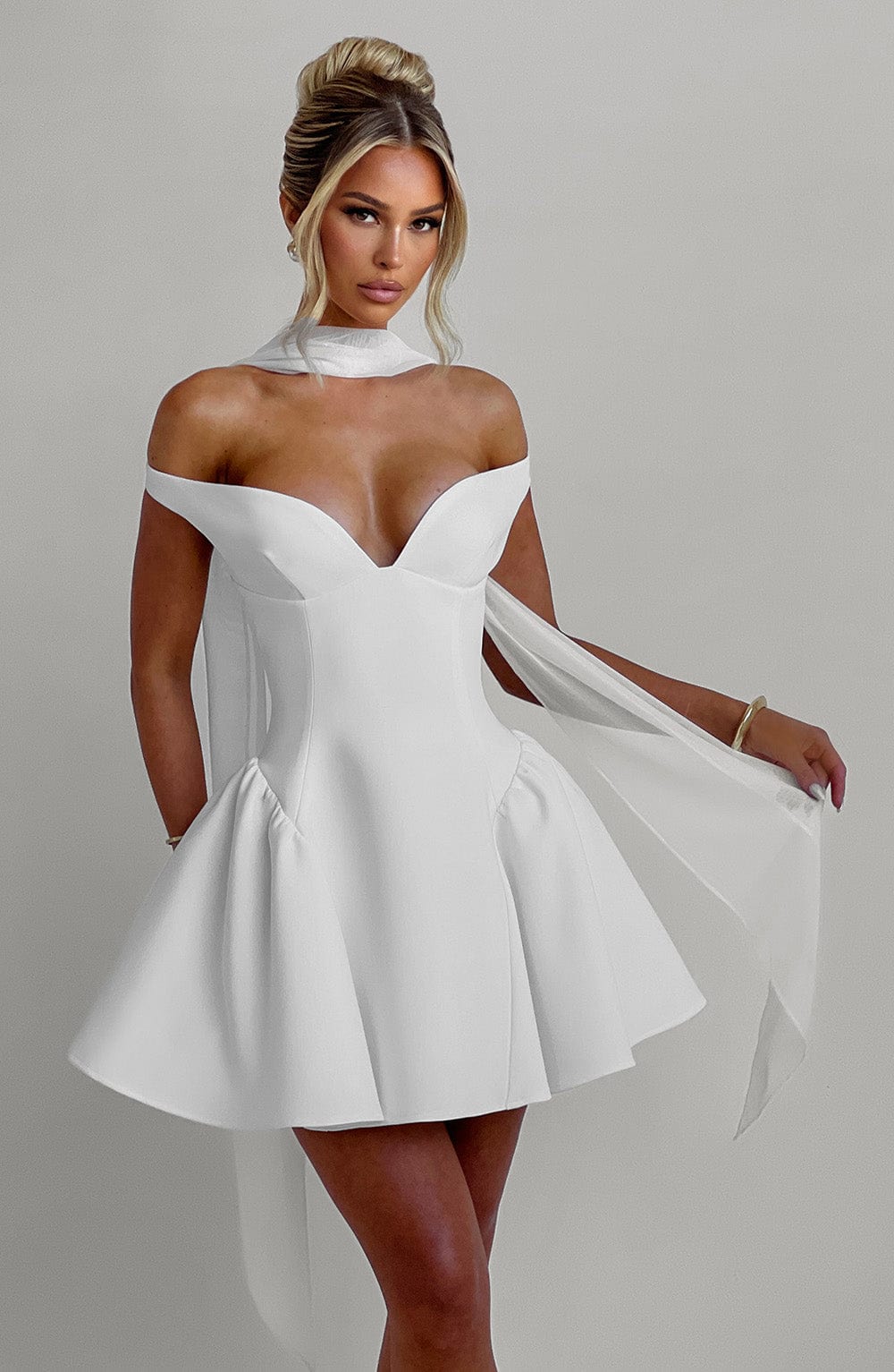 Vestido Mini Marla - Marfil