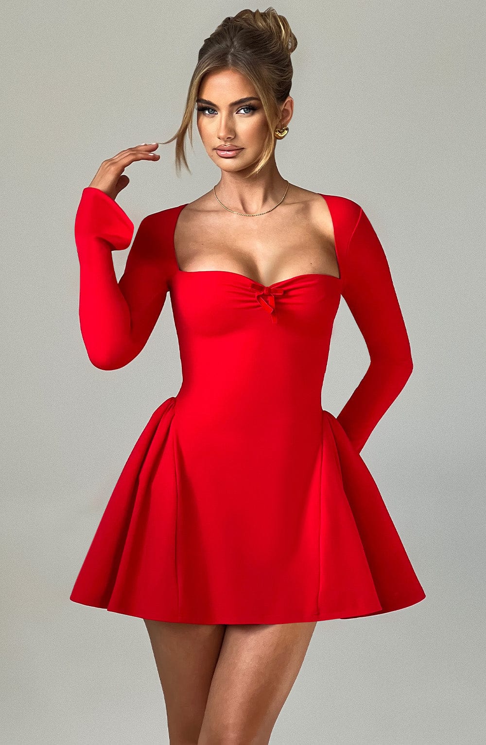 Vestido Corto Megan - Rojo