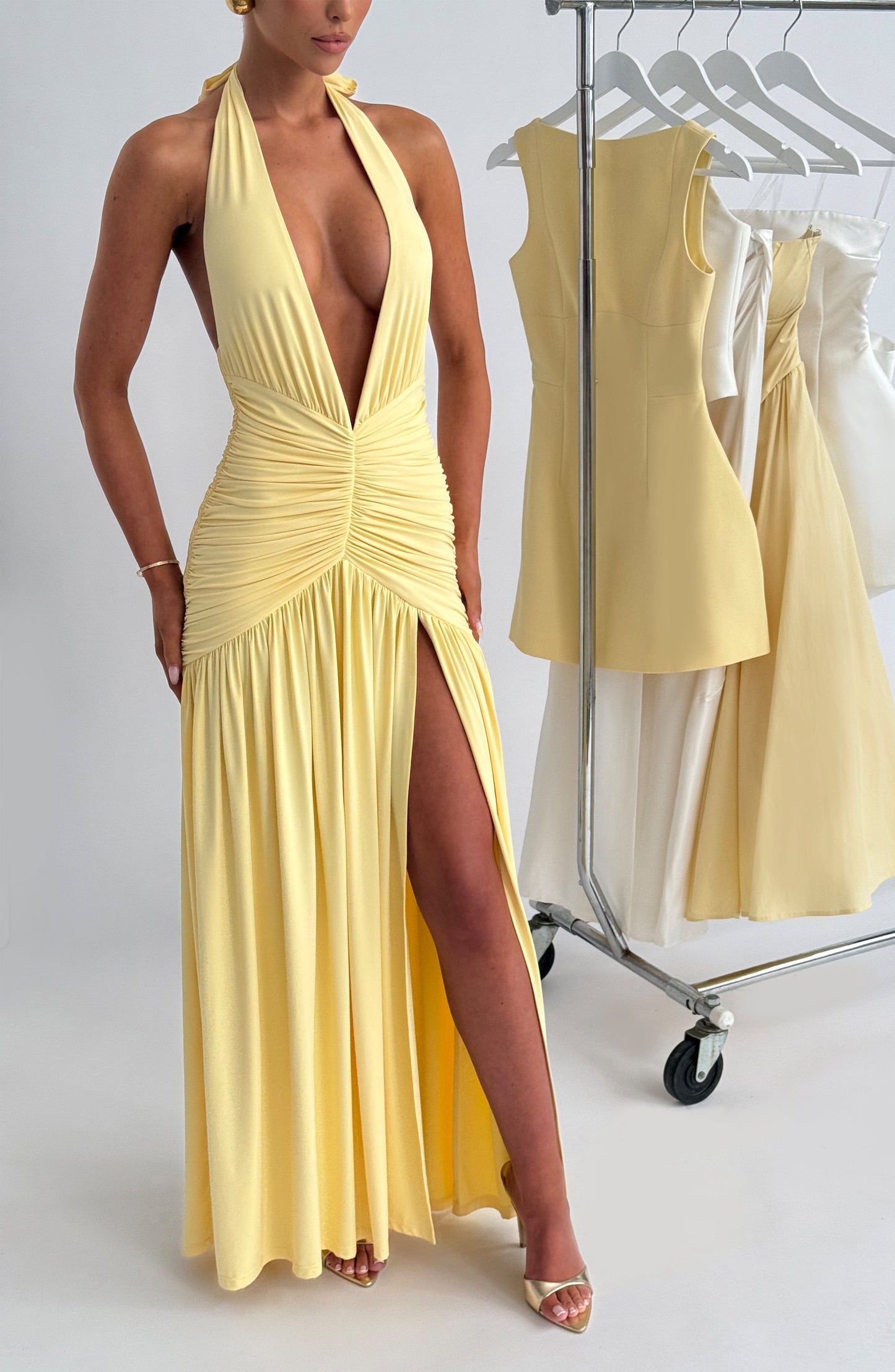 Vestido Maxi Melania - Limón