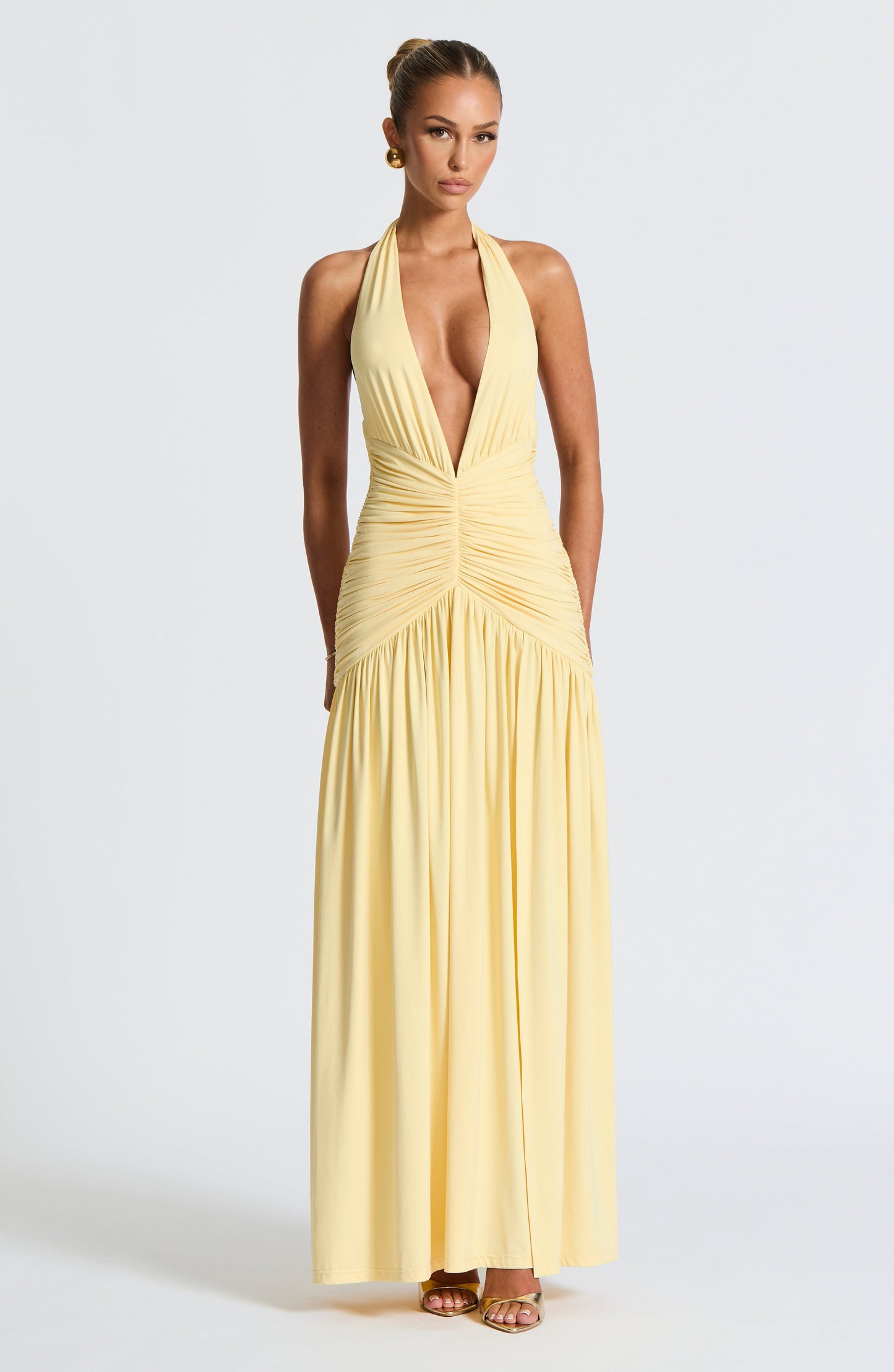 Vestido Maxi Melania - Limón