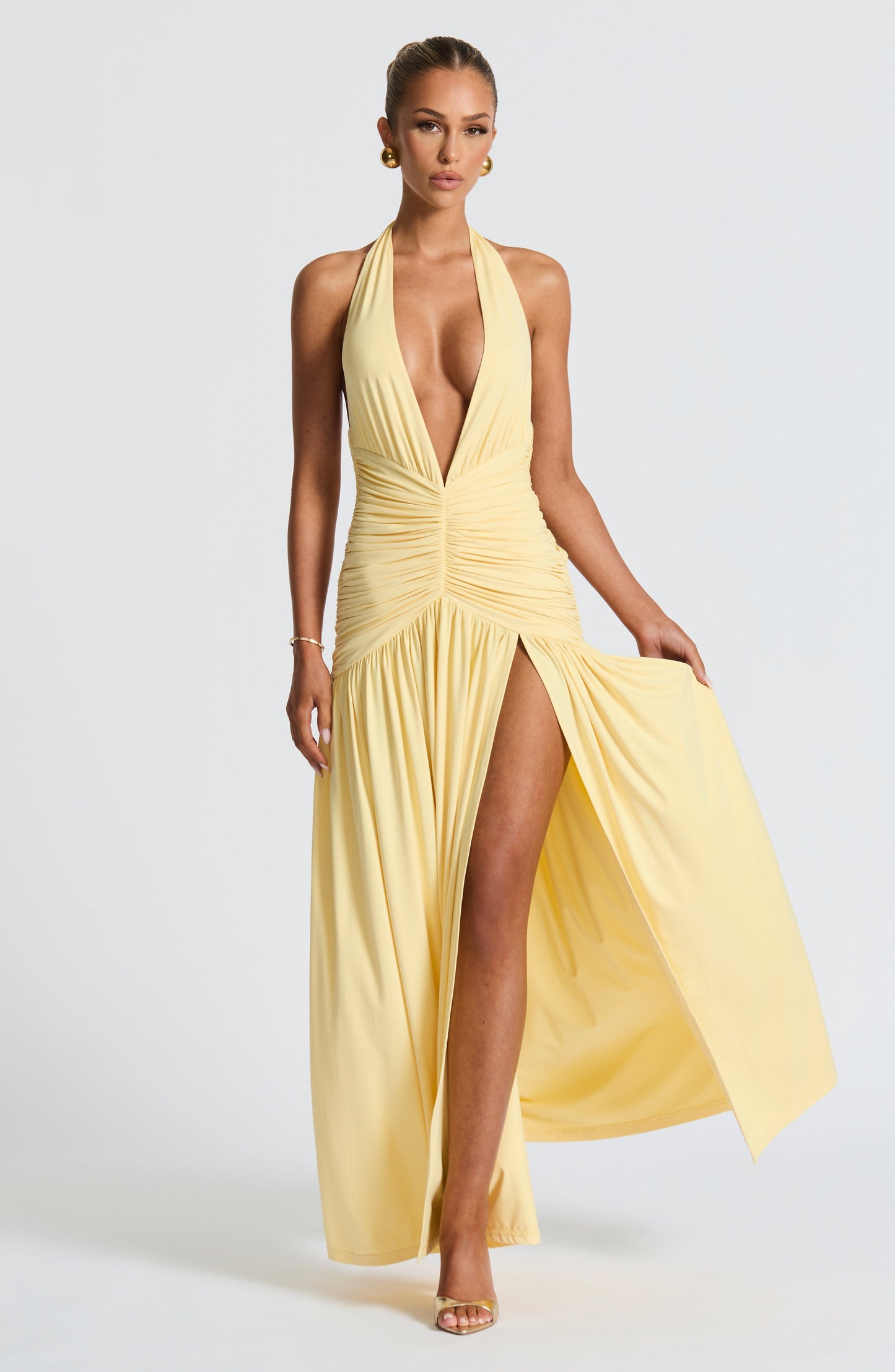 Vestido Maxi Melania - Limón