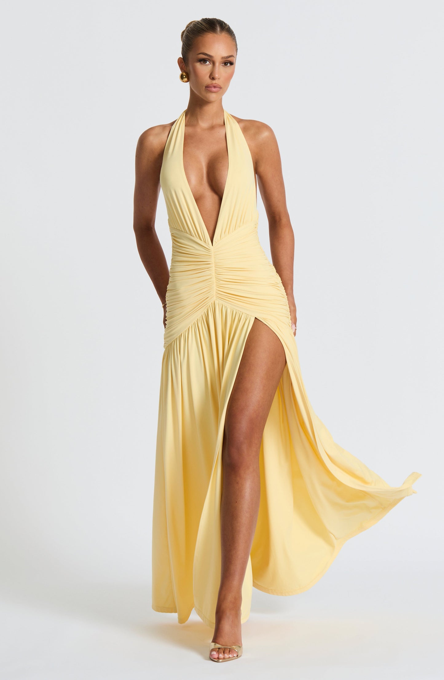 Vestido Maxi Melania - Limón