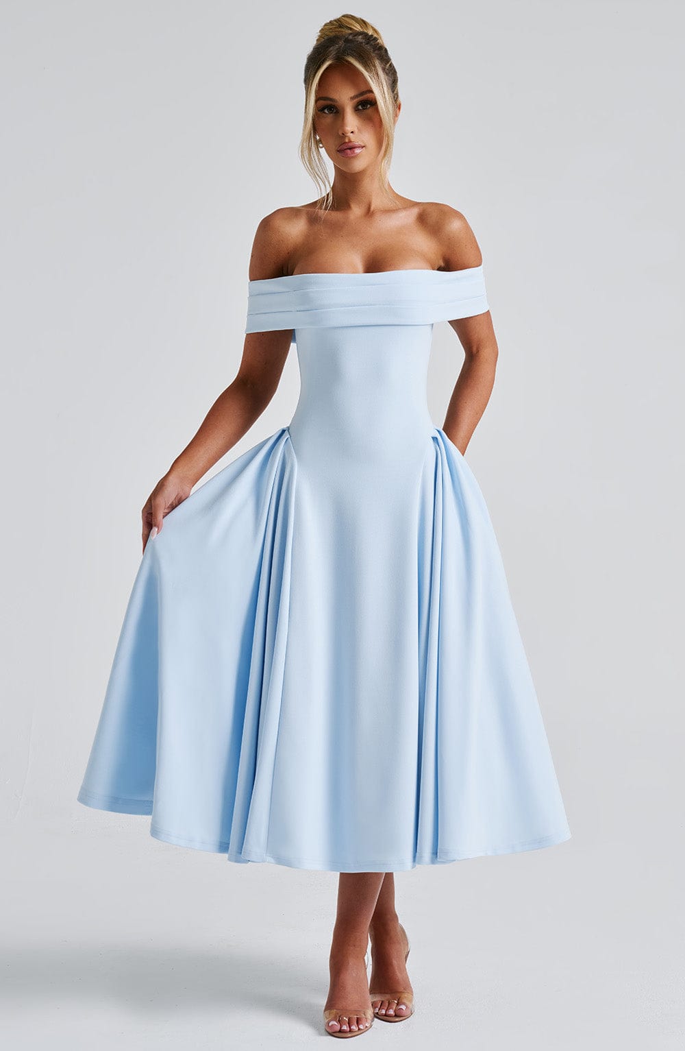 Vestido Midi Miranda - Azul