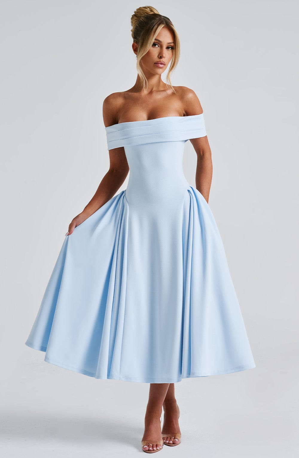 Vestido Midi Miranda - Azul