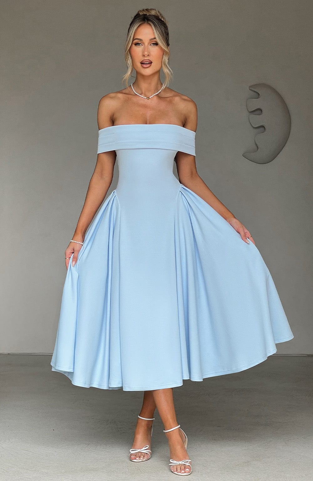 Vestido Midi Miranda - Azul