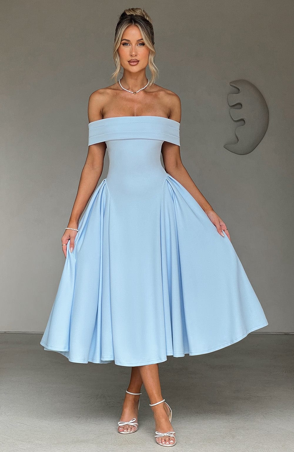 Vestido Midi Miranda - Azul